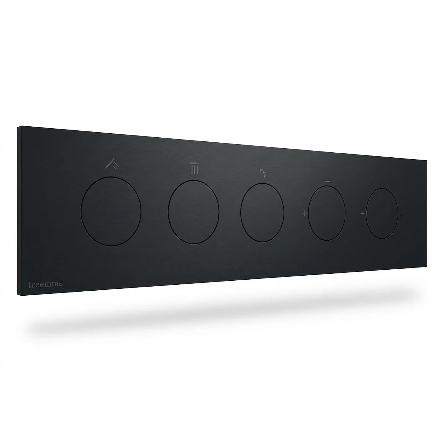 Mitigeur à encastrer à 3 sorties - Treemme W-Touch - RWIT 1B90 CC 01 - Noir opaque (NN)
