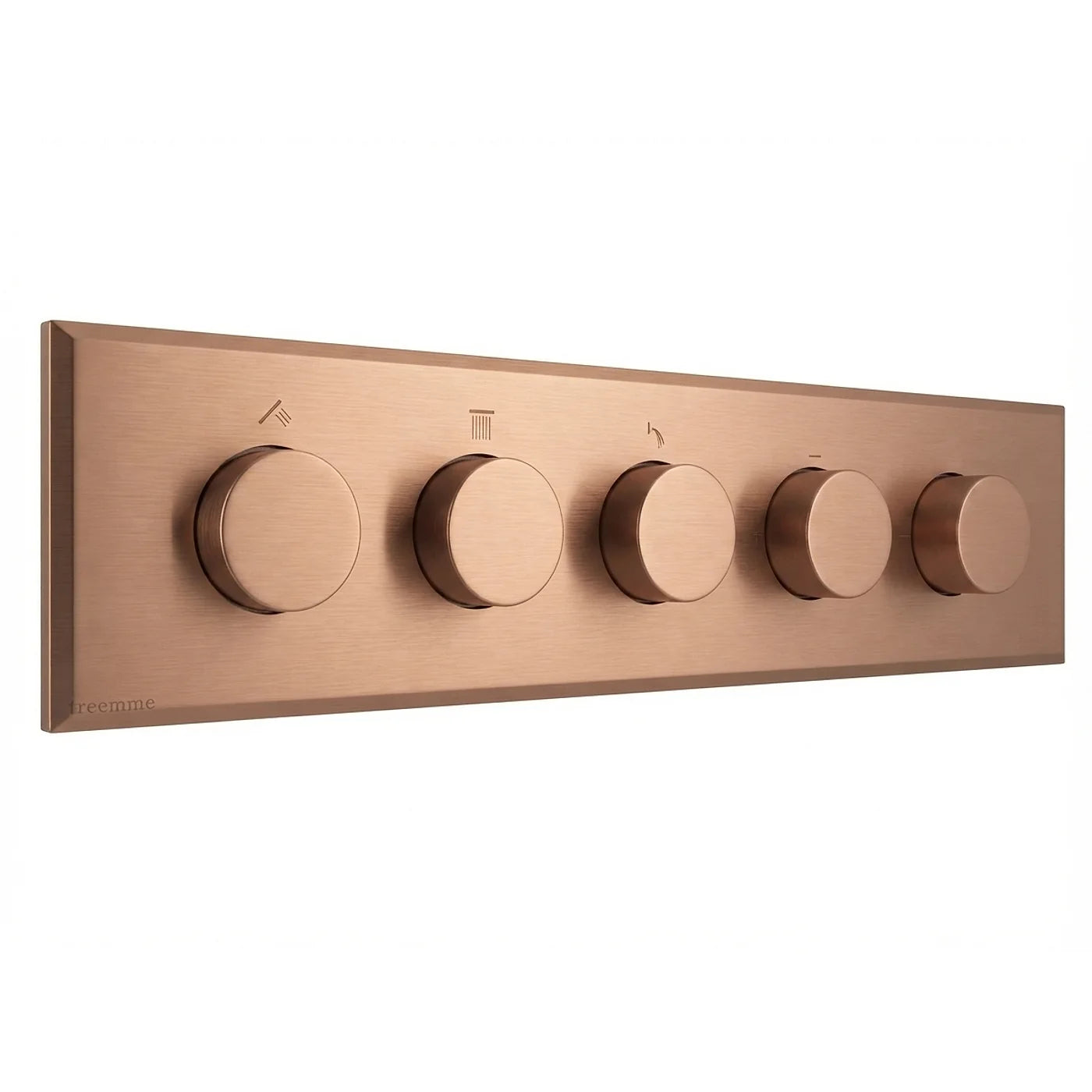 Mitigeur à encastrer à 3 sorties - Treemme W-Touch - RWIT 1B90 CC 01 - Or rose brossé (SZ)