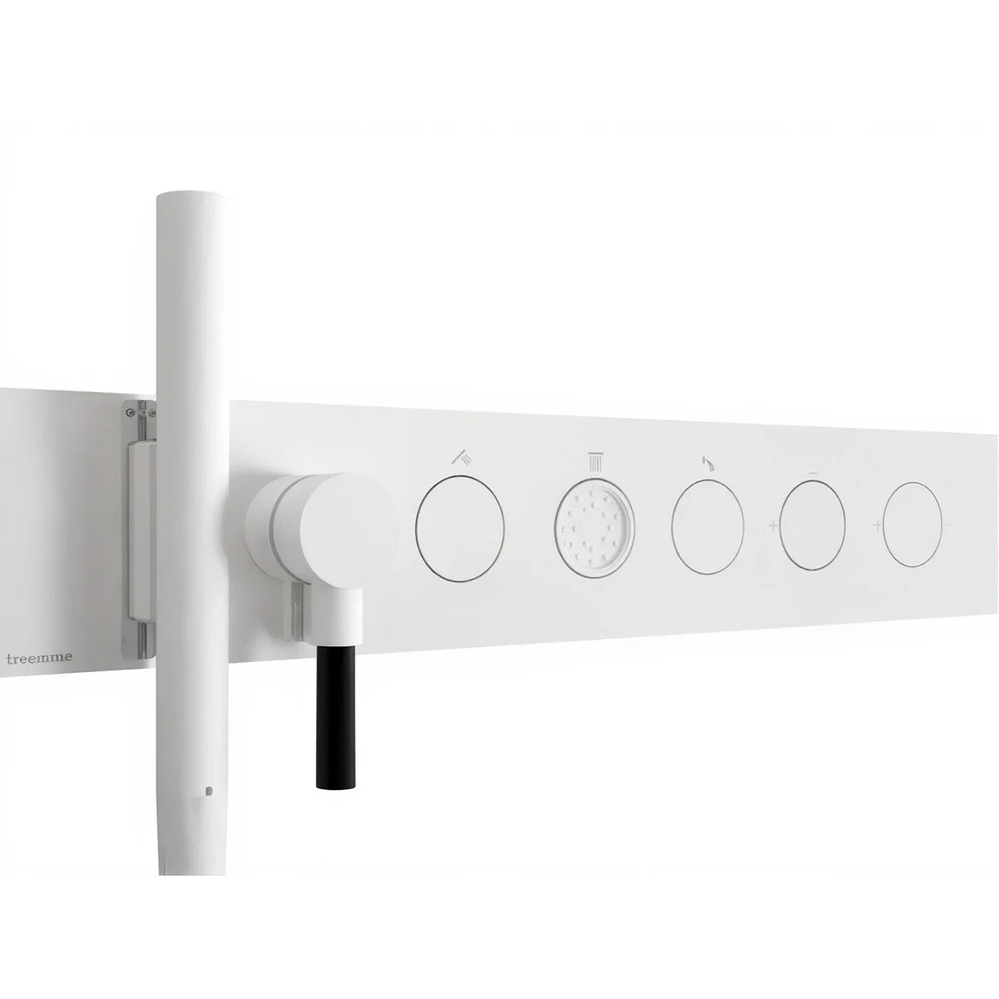 Mitigeur à encastrer à 3 sorties - Treemme W-Touch - RWIT 1B97 CC 01 - Blanc opaque (BB)