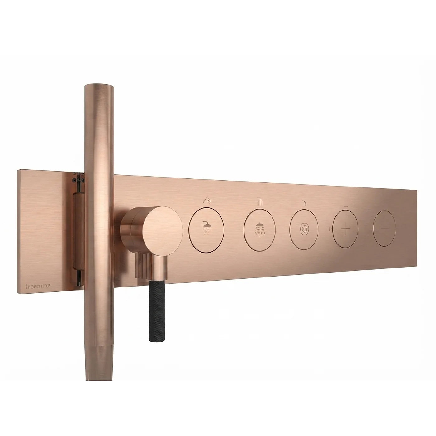 Mitigeur à encastrer à 3 sorties - Treemme W-Touch - RWIT 1B97 CC 01 - Or rose brossé (SZ)