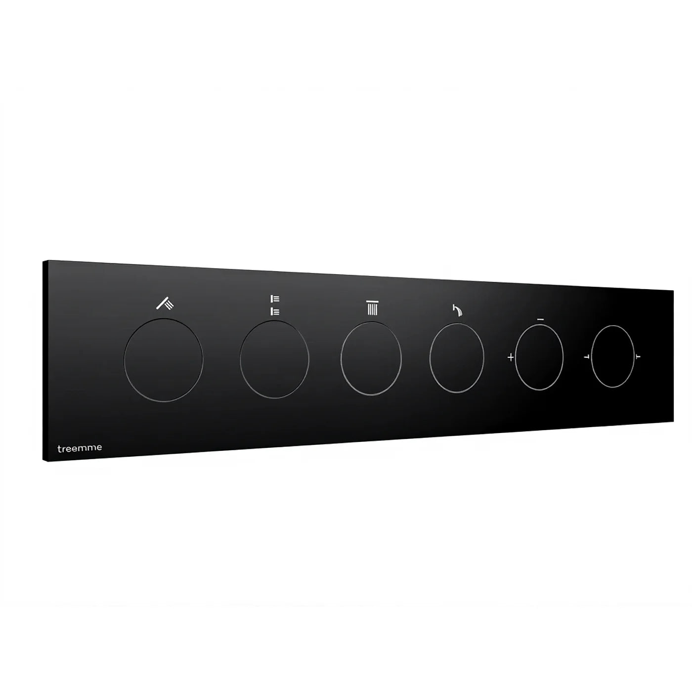 Mitigeur à encastrer à 4 sorties - Treemme W-Touch - RWIT 1BE4 CC 01 - Noir opaque (NN)