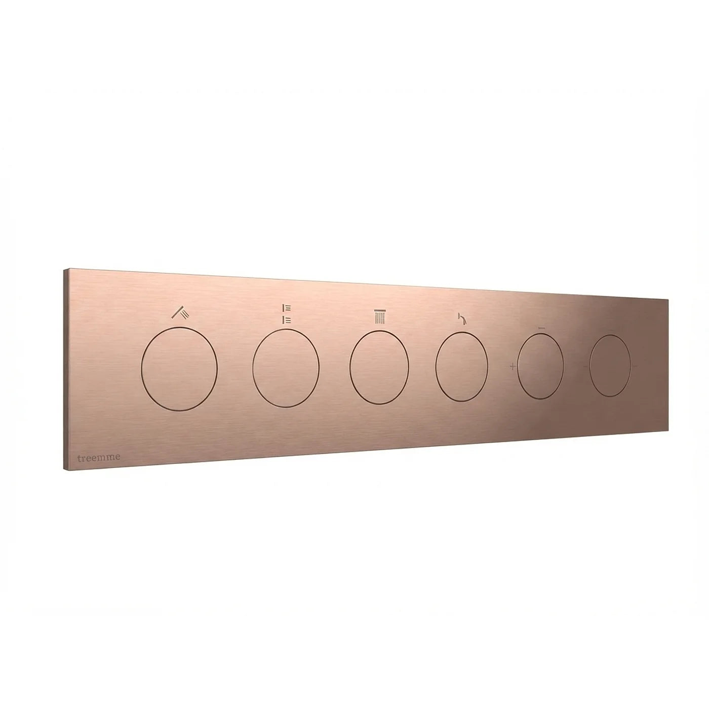Mitigeur à encastrer à 4 sorties - Treemme W-Touch - RWIT 1BE4 CC 01 - Or rose brossé (SZ)