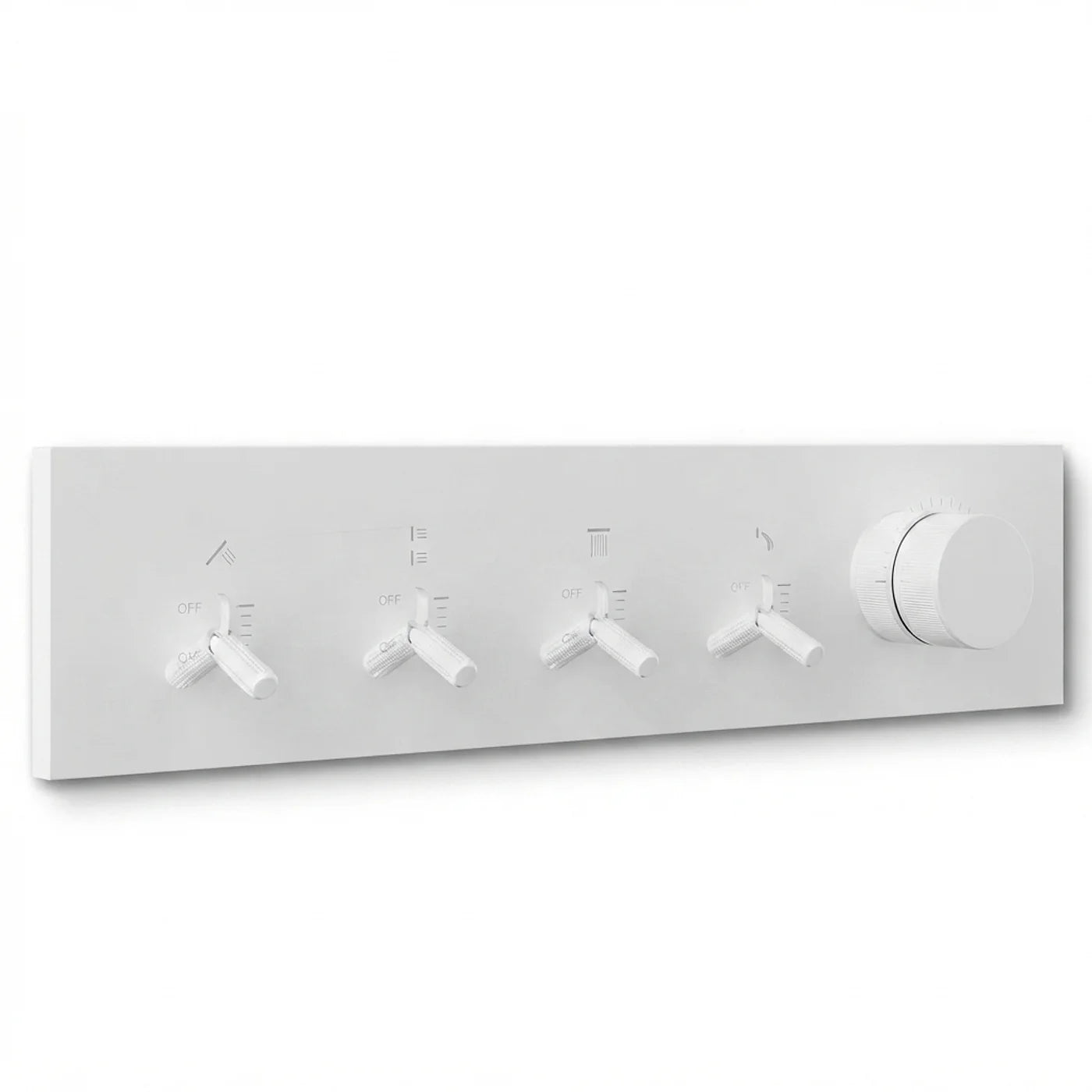 Mitigeur à encastrer à 4 sorties - Treemme Watt - RWIT 2BE4 CC 01 - Blanc opaque (BB)