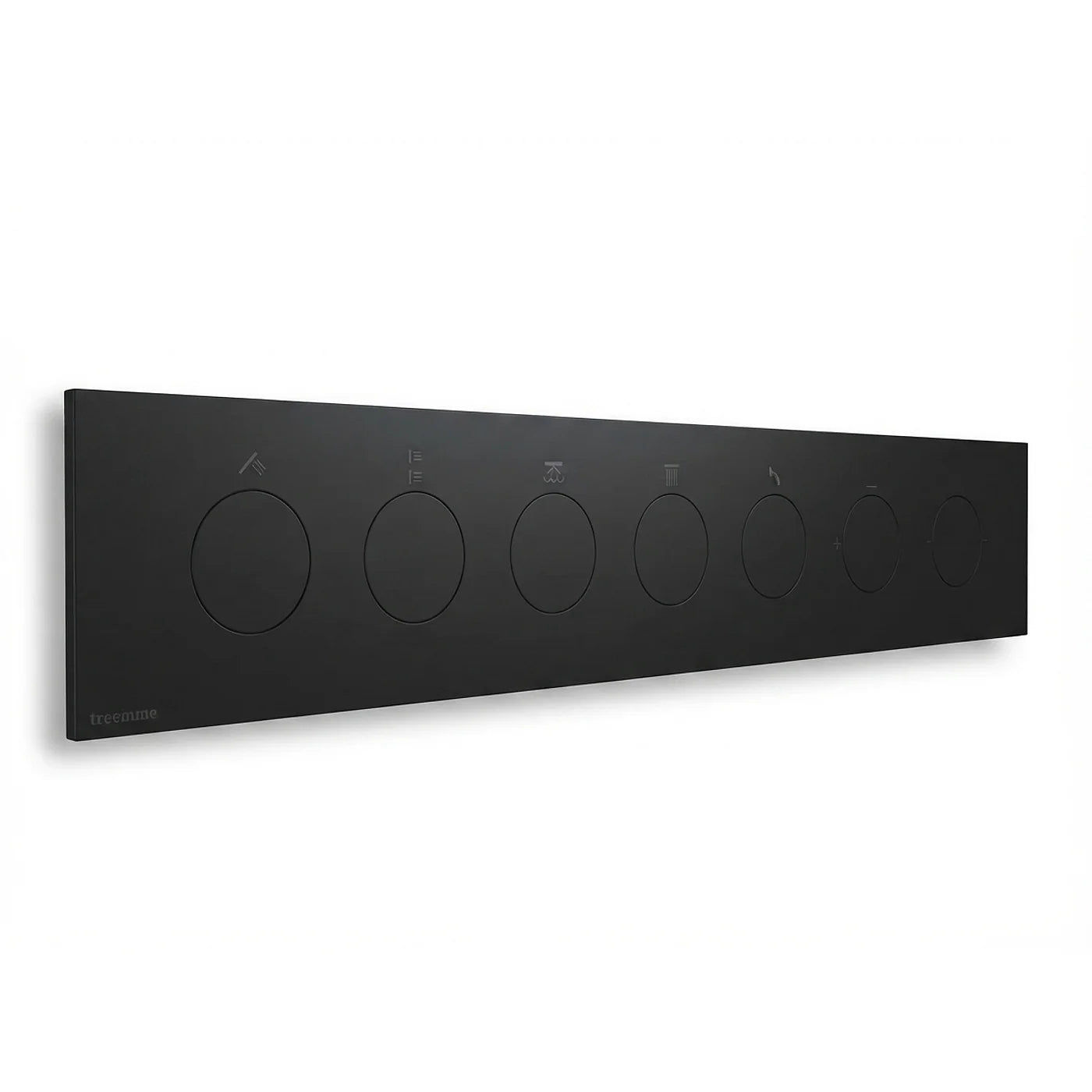 Mitigeur à encastrer à 5 sorties - Treemme W-Touch - RWIT 1BE5 CC 01 - Noir opaque (NN)