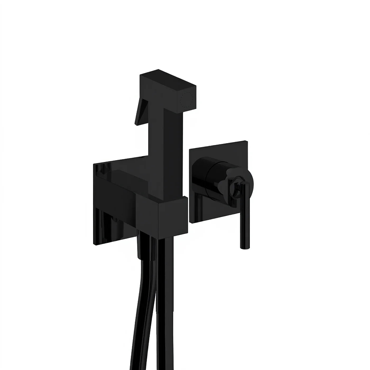 Mitigeur à encastrer avec douchette WC - Treemme Archè - RWIT 02D4 CC 30 - Noir opaque (NN)