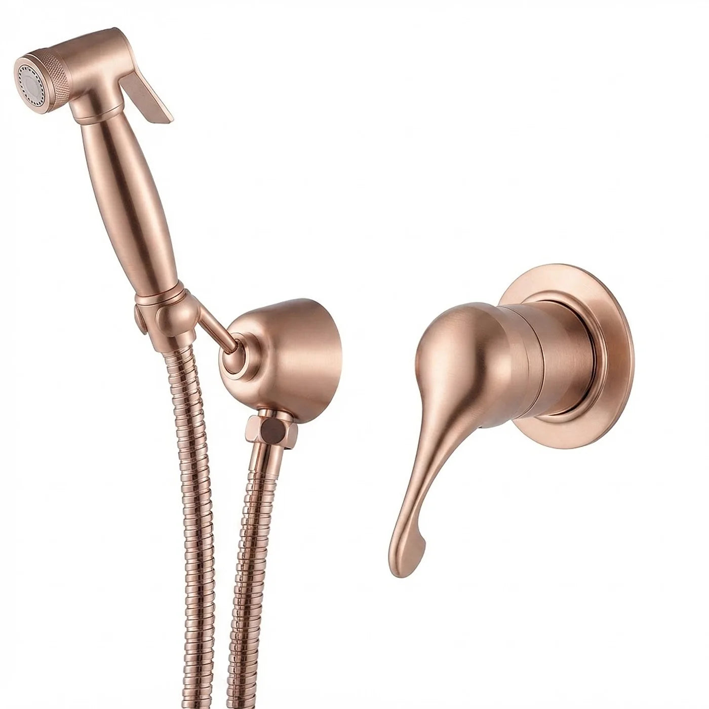 Mitigeur à encastrer avec douchette WC - Treemme Piccadilly - RWIT 21D4 CC PY - Or rose brossé (SZ)