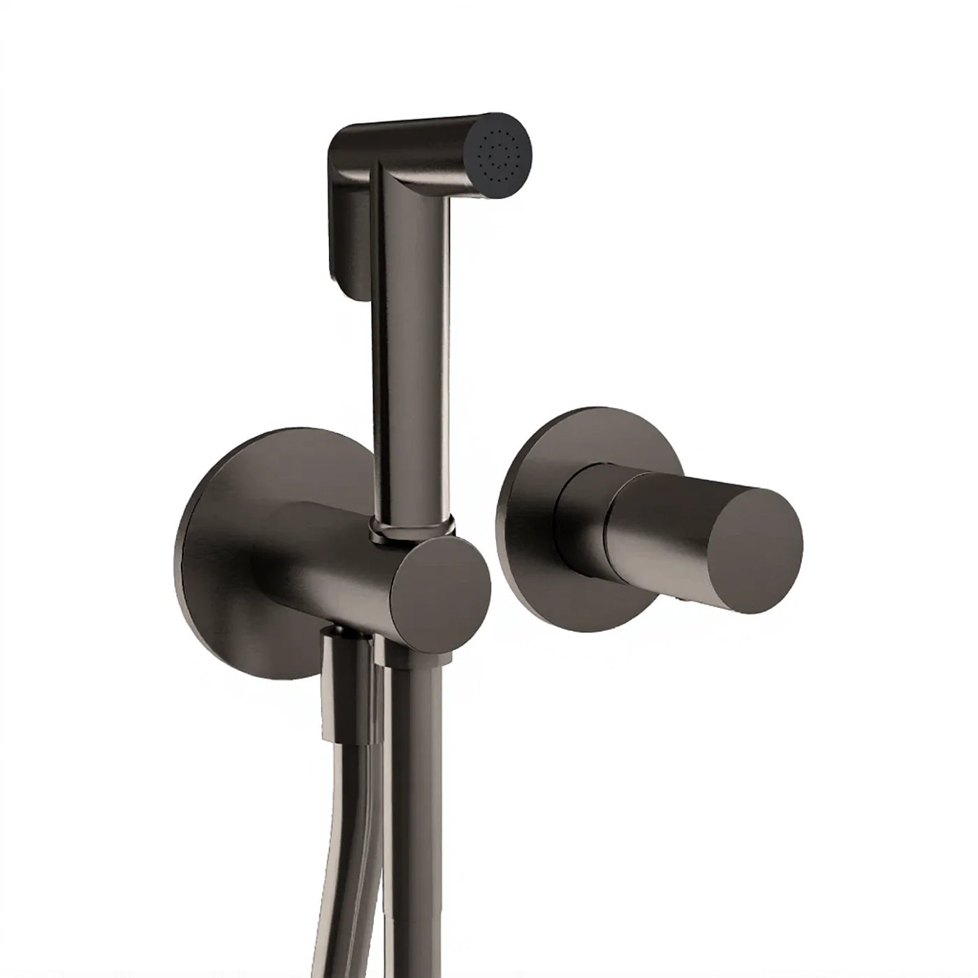 Mitigeur à encastrer avec douchette WC - Treemme 28mm - RWIT 3BD4 IS 30 - Gun Metal-PVD (PVD01)