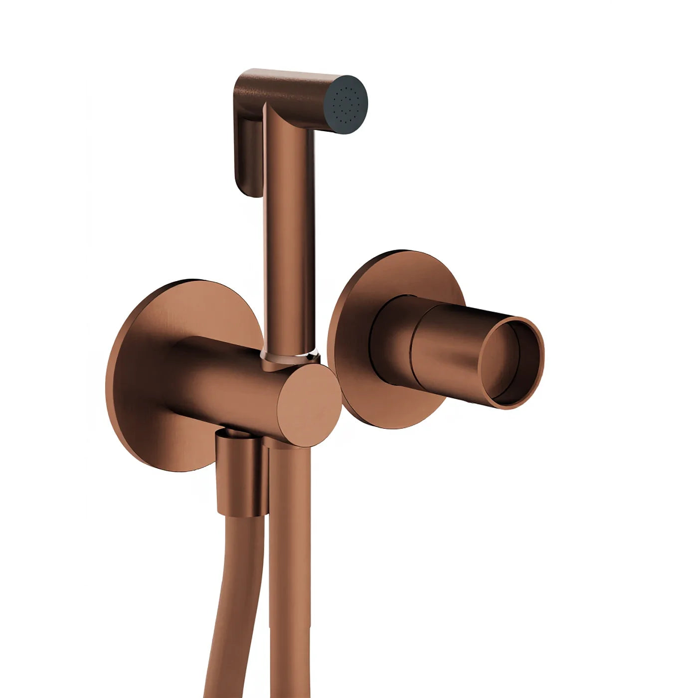 Mitigeur à encastrer avec douchette WC - Treemme Watertube - RWIT 4AD4 IS 30 - Bronze-PVD (PVD03)