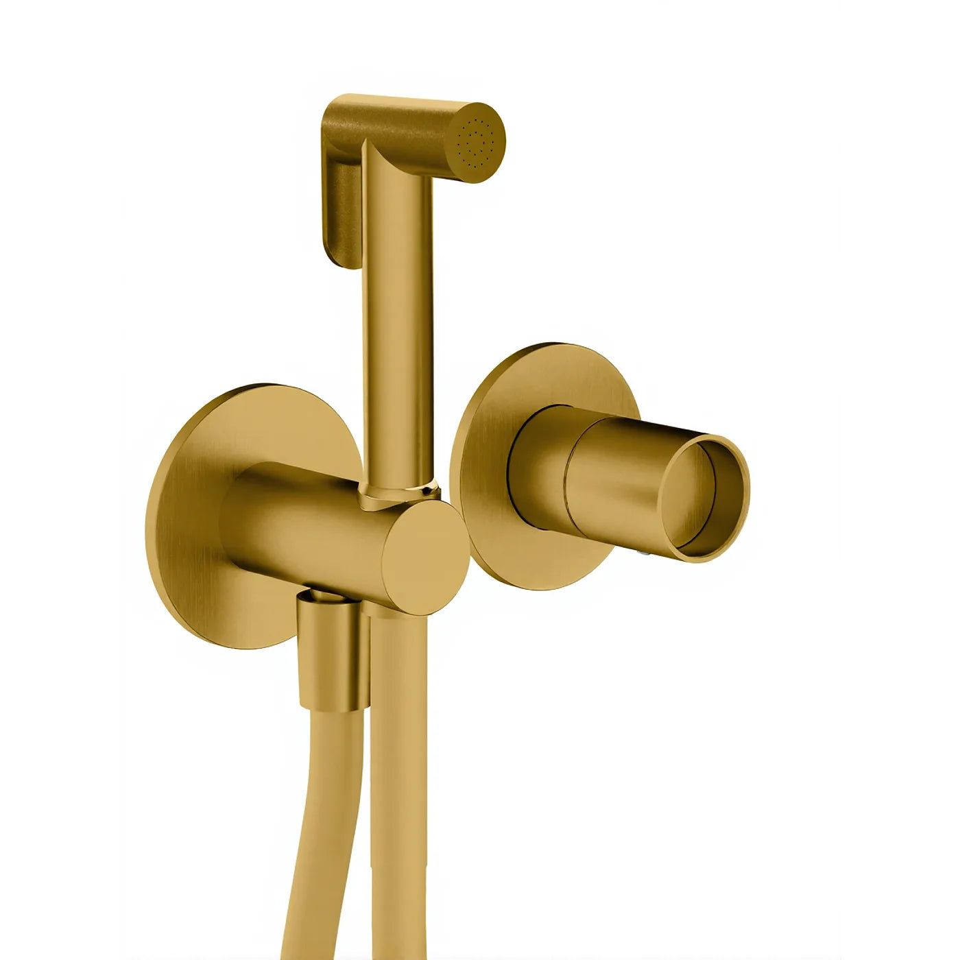 Mitigeur à encastrer avec douchette WC - Treemme Watertube - RWIT 4AD4 IS 30 - Yellow Gold-PVD (PVD04)
