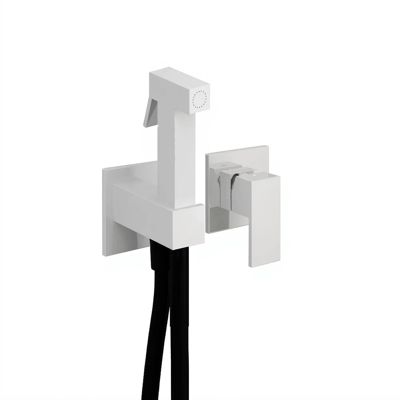 Mitigeur à encastrer avec douchette WC - Treemme Q30 - RWIT 4BD4 CC 30 - Blanc opaque (BB)