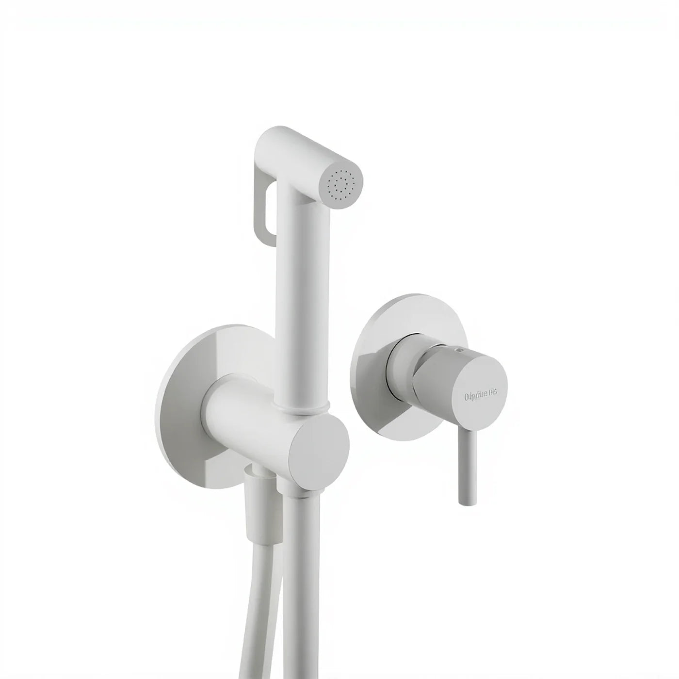 Mitigeur à encastrer avec douchette WC - Treemme X-change mono - RWIT 58D4 CC 30 - Blanc opaque (BB)