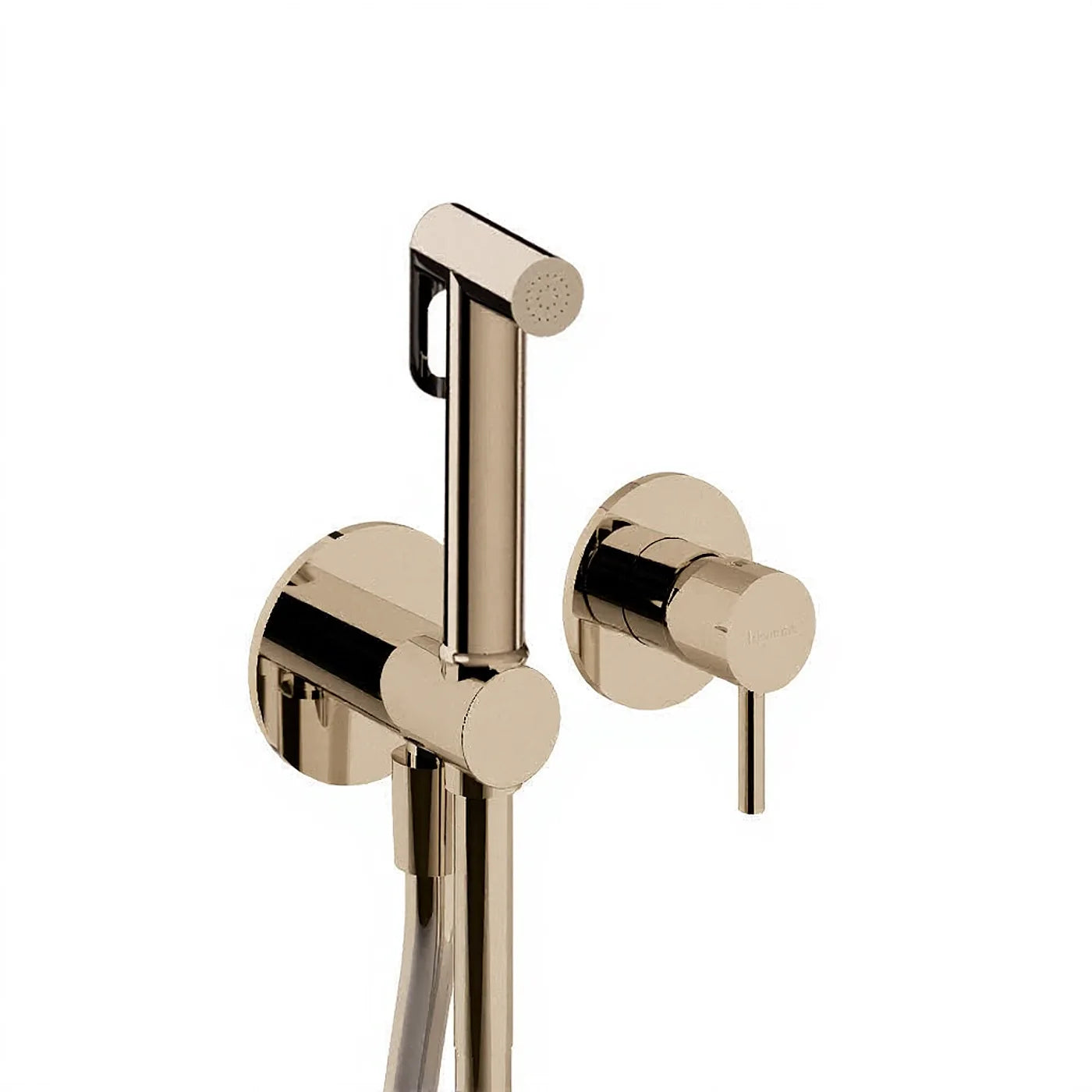 Mitigeur à encastrer avec douchette WC - Treemme X-change mono - RWIT 58D4 CC 30 - Nickel poli (NL)