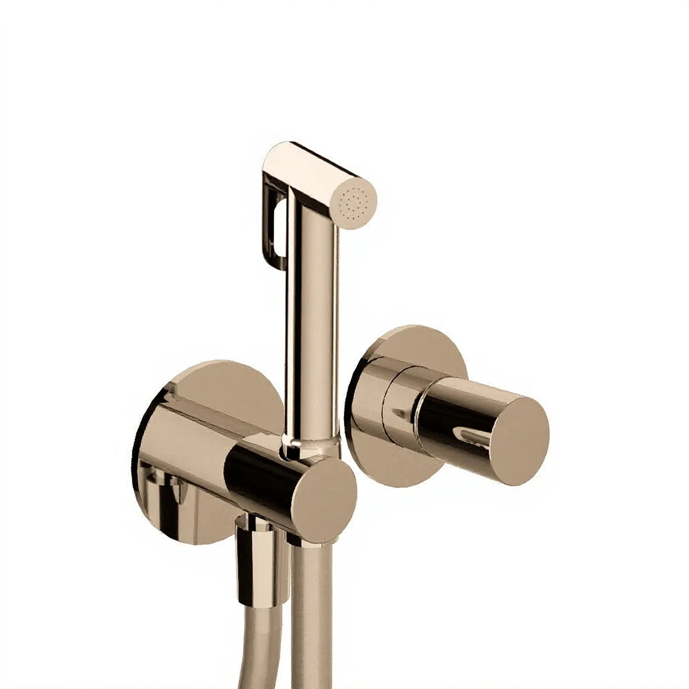 Mitigeur à encastrer avec douchette WC - Treemme T30 - RWIT 5BD4 CC 30 - Nickel poli (NL)