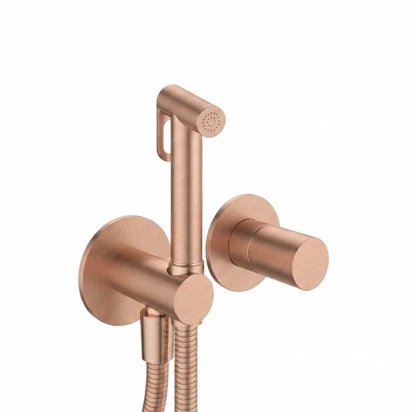 Mitigeur à encastrer avec douchette WC - Treemme T30 - RWIT 5BD4 CC 30 - Or rose brossé (SZ)