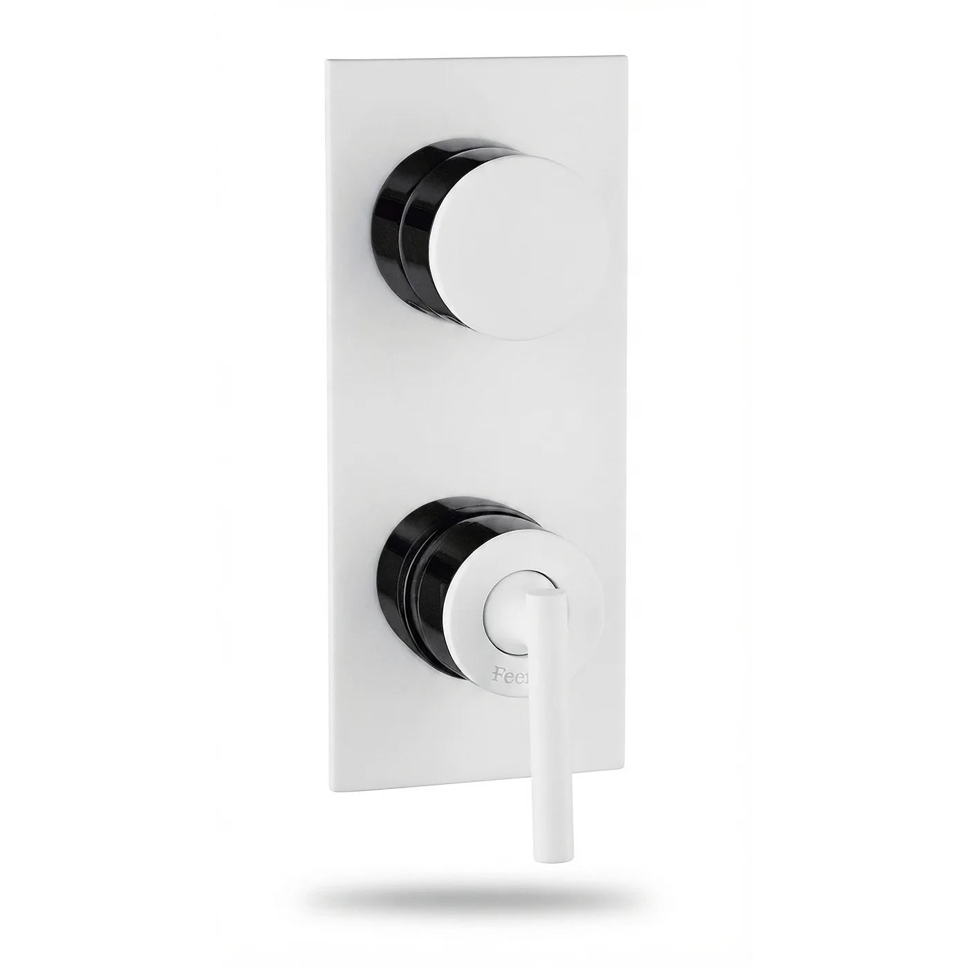 Mitigeur à encastrer avec inverseur à 2 sorties - Treemme Archè - RWIT 02A2 CC 01 - Blanc opaque (BB)