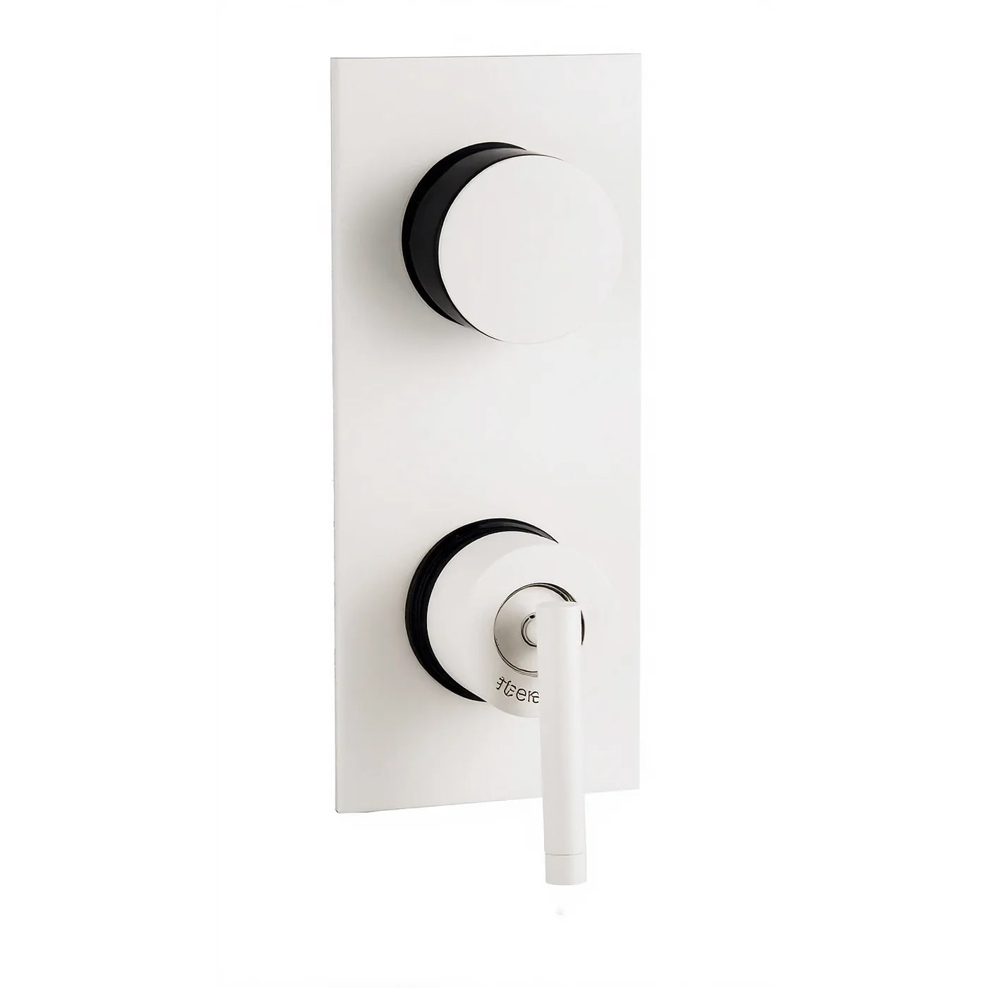 Mitigeur à encastrer avec inverseur à 2 sorties - Treemme Archè - RWIT 02A2 CC 01 - Blanc opaque (BB)