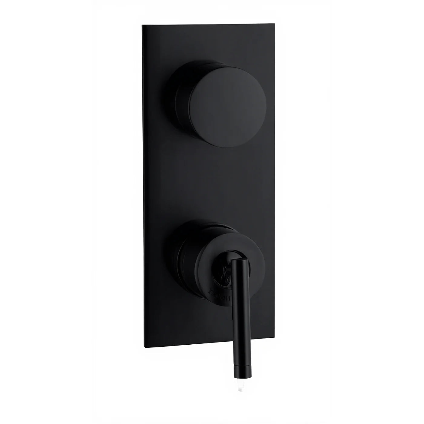 Mitigeur à encastrer avec inverseur à 2 sorties - Treemme Archè - RWIT 02A2 CC 01 - Noir opaque (NN)