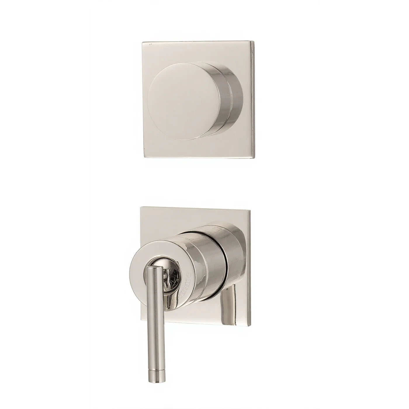 Mitigeur à encastrer avec inverseur à 2 sorties - Treemme Archè - RWIT 02C2 CC 01 - Blanc opaque (BB)