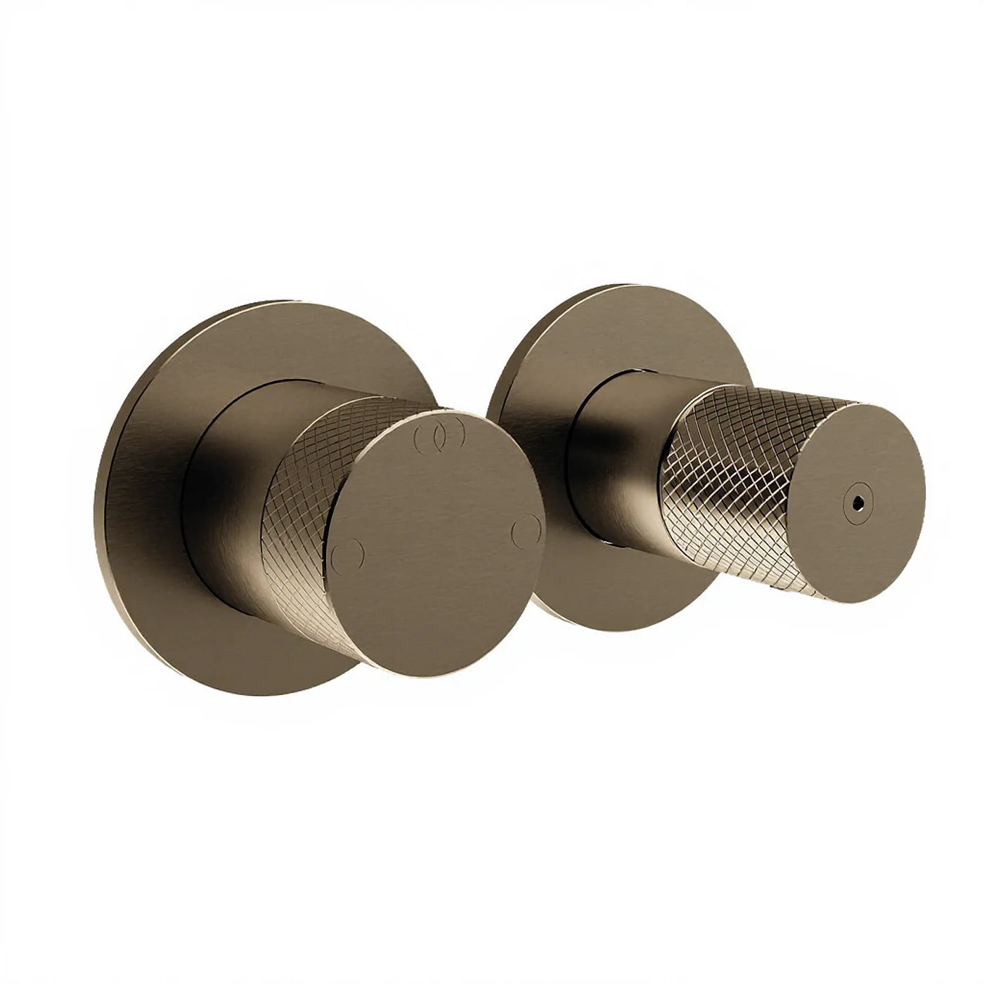 Mitigeur à encastrer avec inverseur à 2 sorties - Treemme 22mm - RWIT 11F2 IS 01 - Gun Metal-PVD (PVD01)