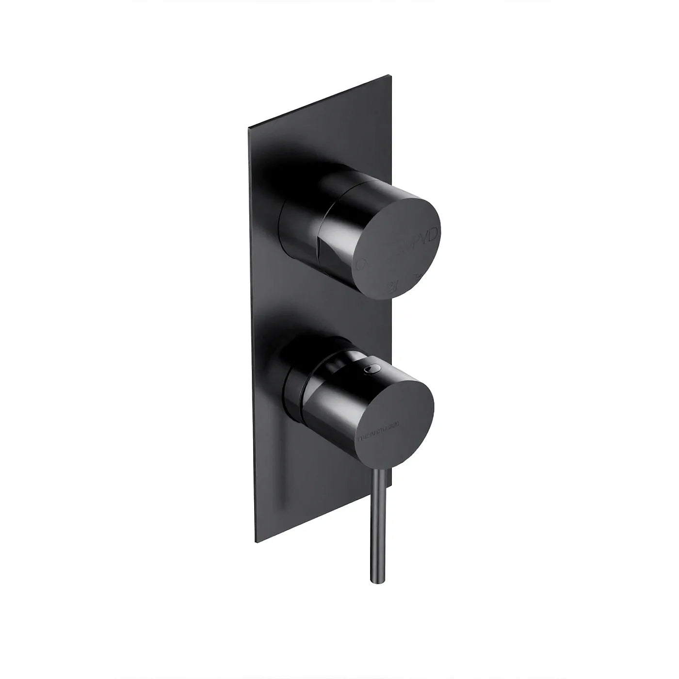 Mitigeur à encastrer avec inverseur à 2 sorties - Treemme 40mm - RWIT 13A2 IS 01 - Gun Metal-PVD (PVD01)