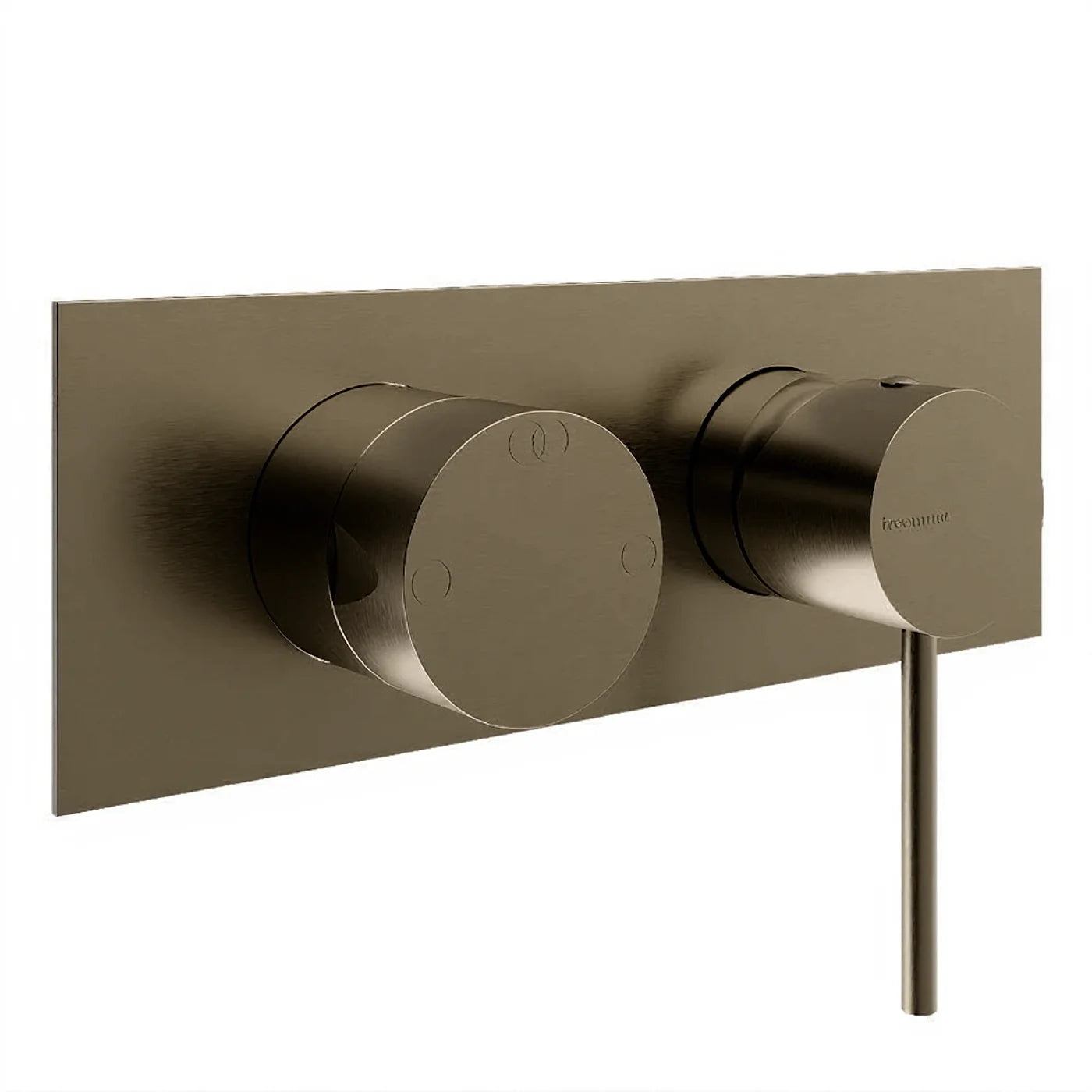 Mitigeur à encastrer avec inverseur à 2 sorties - Treemme 40mm - RWIT 13E2 IS 01 - Gun Metal-PVD (PVD01)