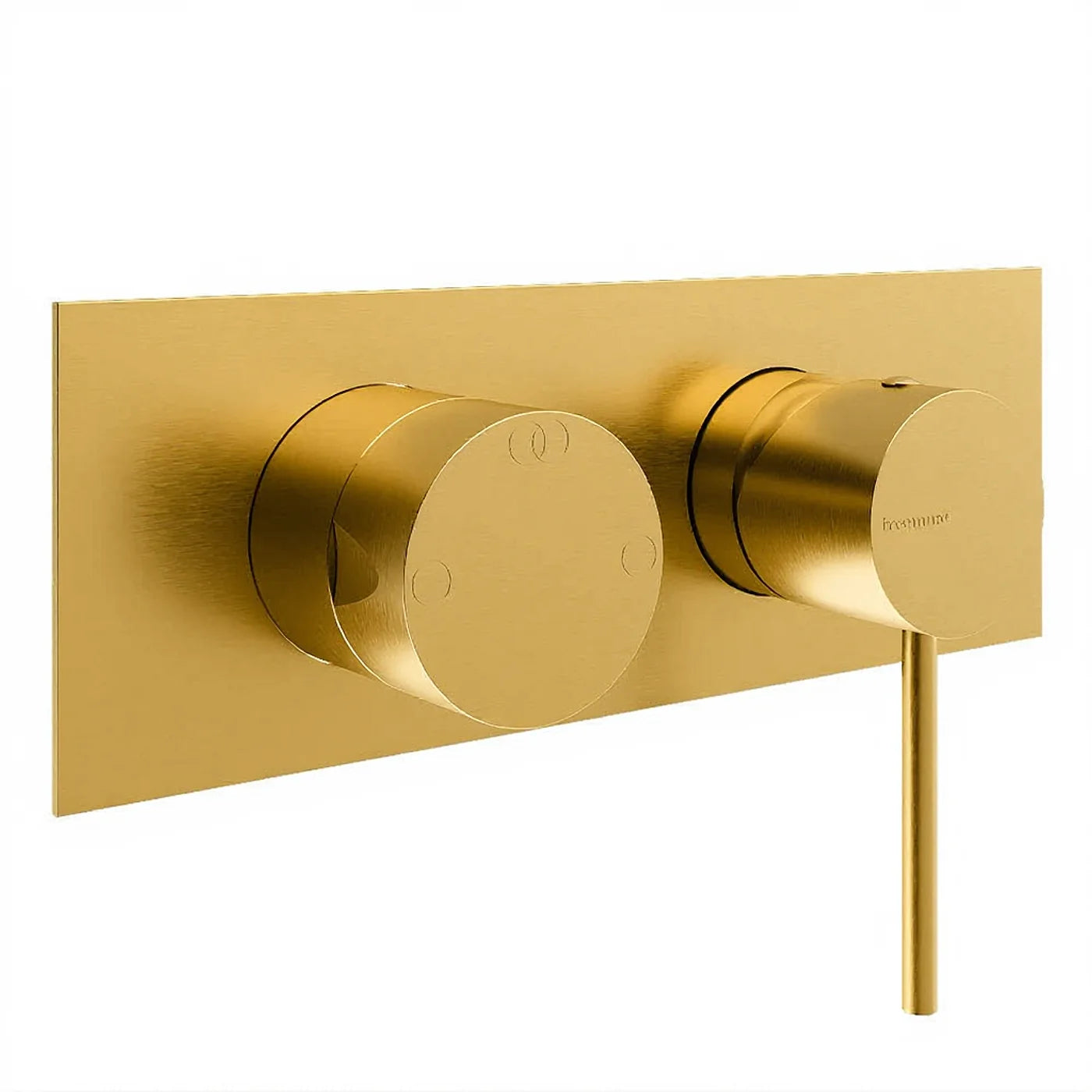 Mitigeur à encastrer avec inverseur à 2 sorties - Treemme 40mm - RWIT 13E2 IS 01 - Yellow Gold-PVD (PVD04)