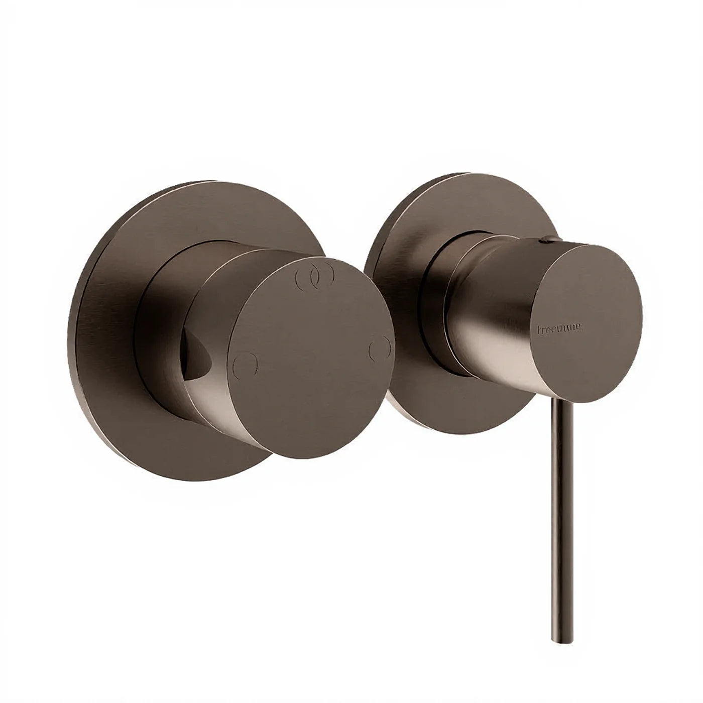 Mitigeur à encastrer avec inverseur à 2 sorties - Treemme 40mm - RWIT 13F2 IS 02 - Gun Metal-PVD (PVD01)