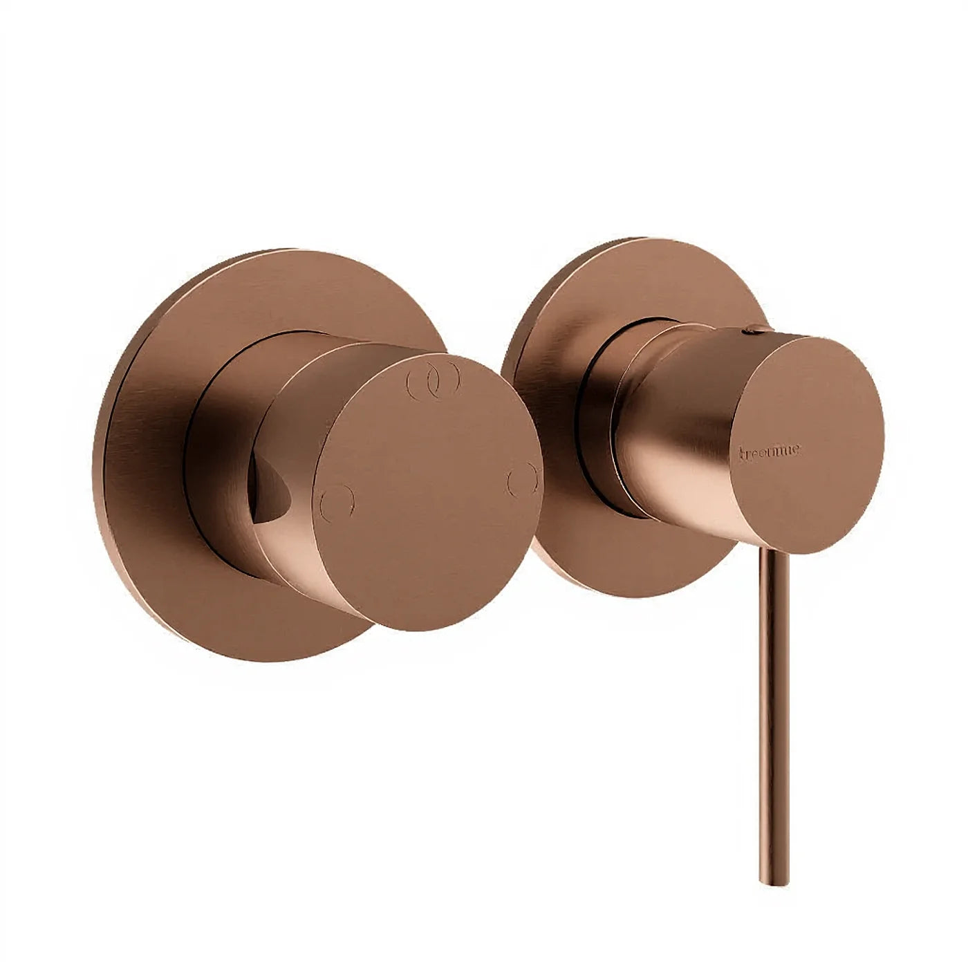 Mitigeur à encastrer avec inverseur à 2 sorties - Treemme 40mm - RWIT 13F2 IS 02 - Bronze-PVD (PVD03)