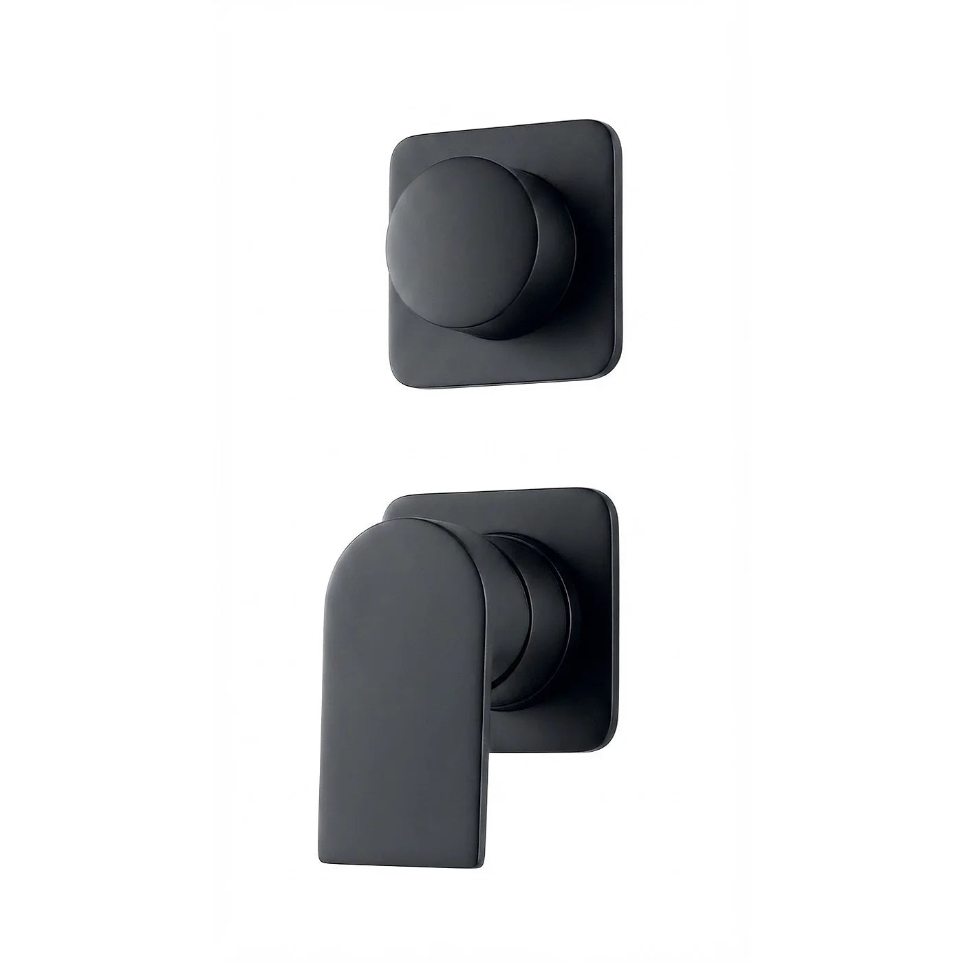 Mitigeur à encastrer avec inverseur à 2 sorties - Treemme Ran - RWIT 22C2 CC 01 - Noir opaque (NN)