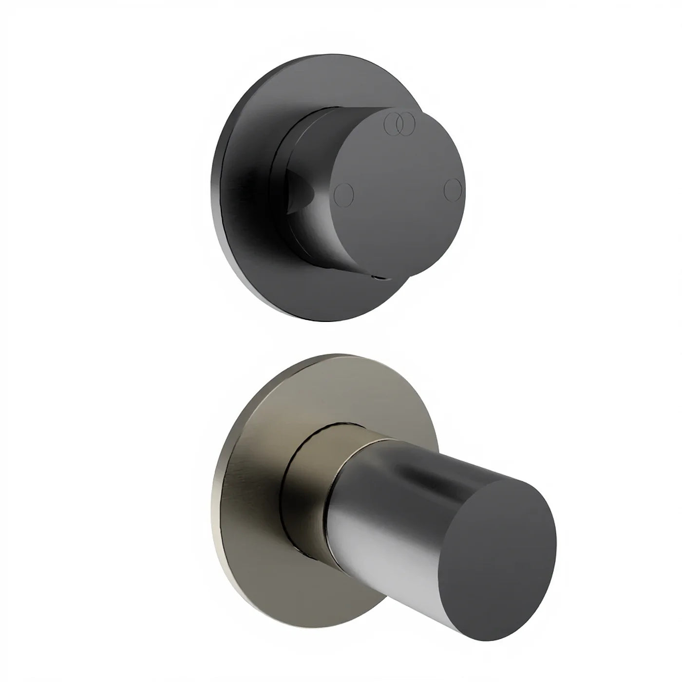 Mitigeur à encastrer avec inverseur à 2 sorties - Treemme 28mm - RWIT 3BC2 IS 01 - Gun Metal-PVD (PVD01)
