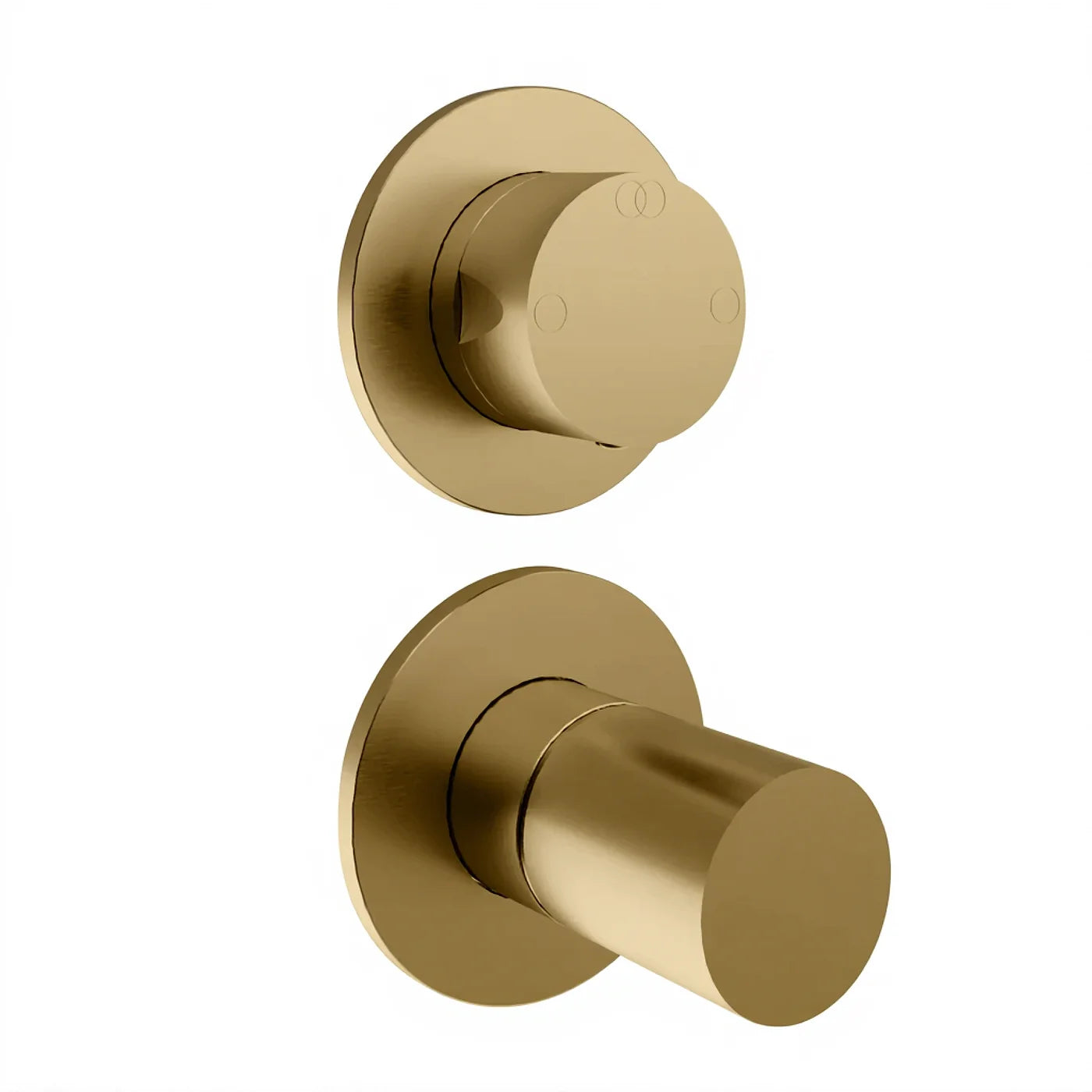 Mitigeur à encastrer avec inverseur à 2 sorties - Treemme 28mm - RWIT 3BC2 IS 01 - Yellow Gold-PVD (PVD04)