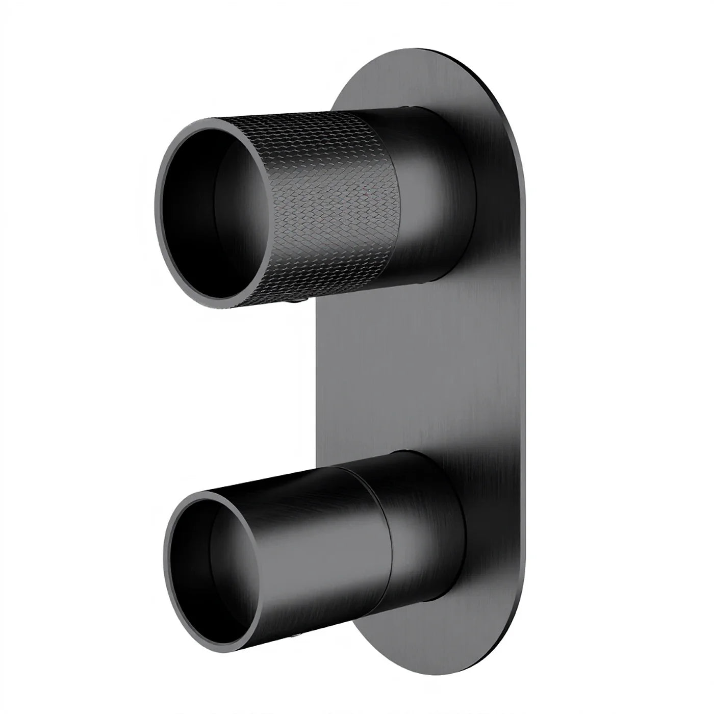 Mitigeur à encastrer avec inverseur à 2 sorties - Treemme Watertube - RWIT 4AA2 IS 01 - Gun Metal-PVD (PVD01)