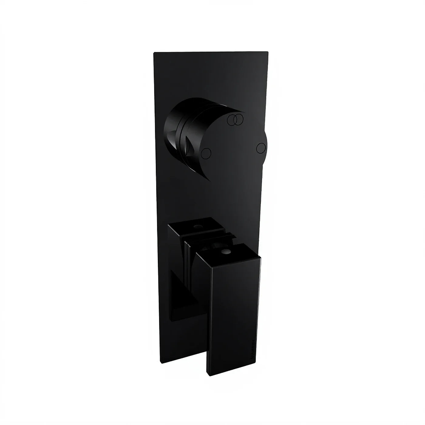 Mitigeur à encastrer avec inverseur à 2 sorties - Treemme Q30 - RWIT 4BA2 CC 01 - Noir opaque (NN)