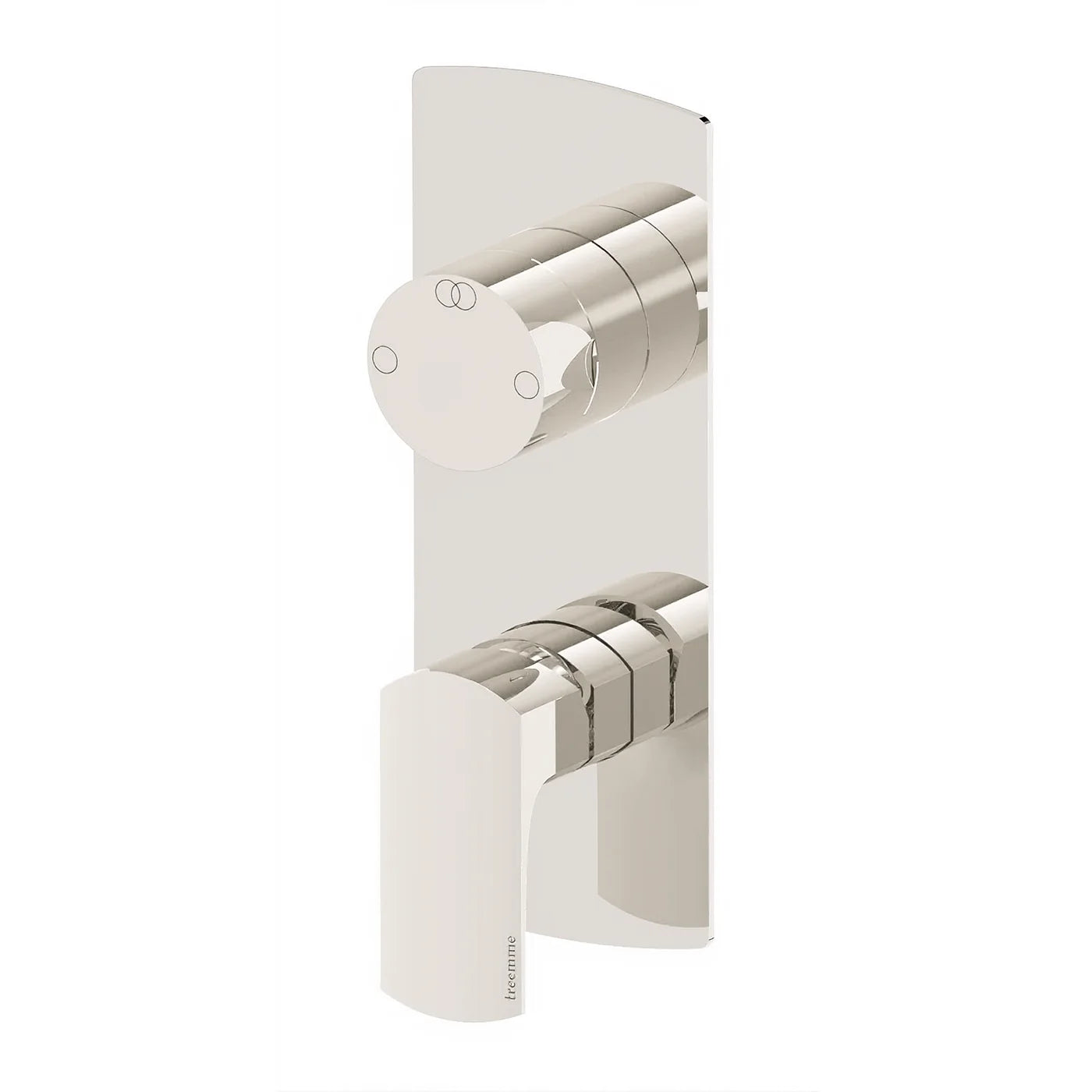 Mitigeur à encastrer avec inverseur à 2 sorties - Treemme Albatros - RWIT 4CA2 CC 01 - Blanc opaque (BB)