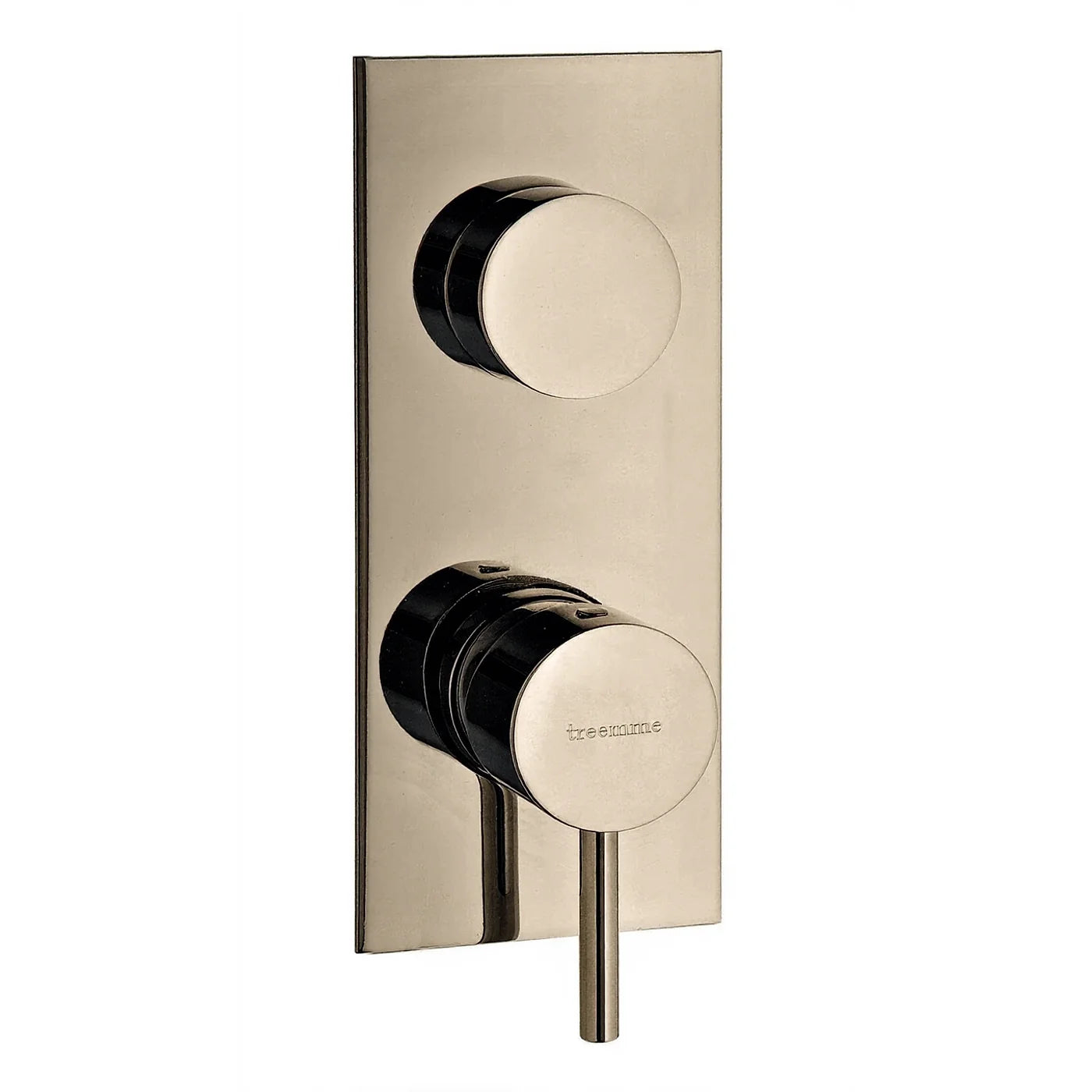 Mitigeur à encastrer avec inverseur à 2 sorties - Treemme X-change mono - RWIT 58A2 CC 01 - Nickel brossé (NF)