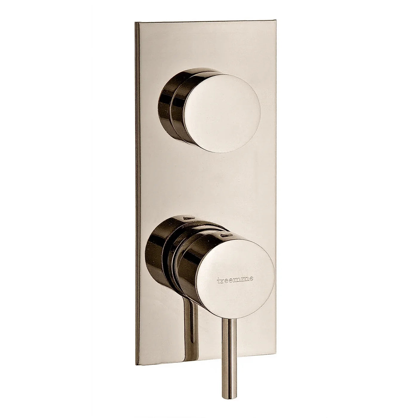 Mitigeur à encastrer avec inverseur à 2 sorties - Treemme X-change mono - RWIT 58A2 CC 01 - Nickel poli (NL)