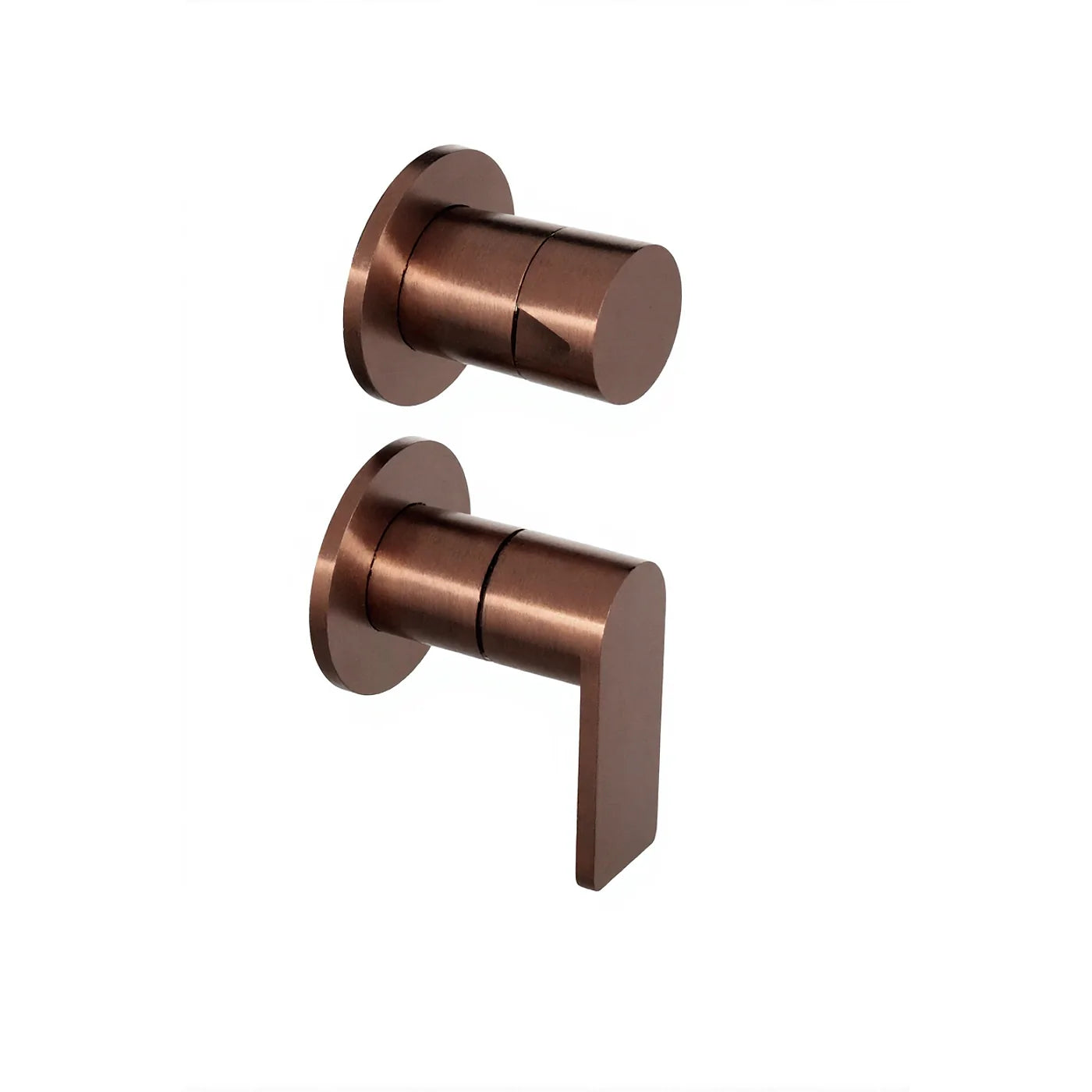 Mitigeur à encastrer avec inverseur à 2 sorties - Treemme 3.6 - RWIT 9AC2 IS 01 - Bronze-PVD (PVD03)