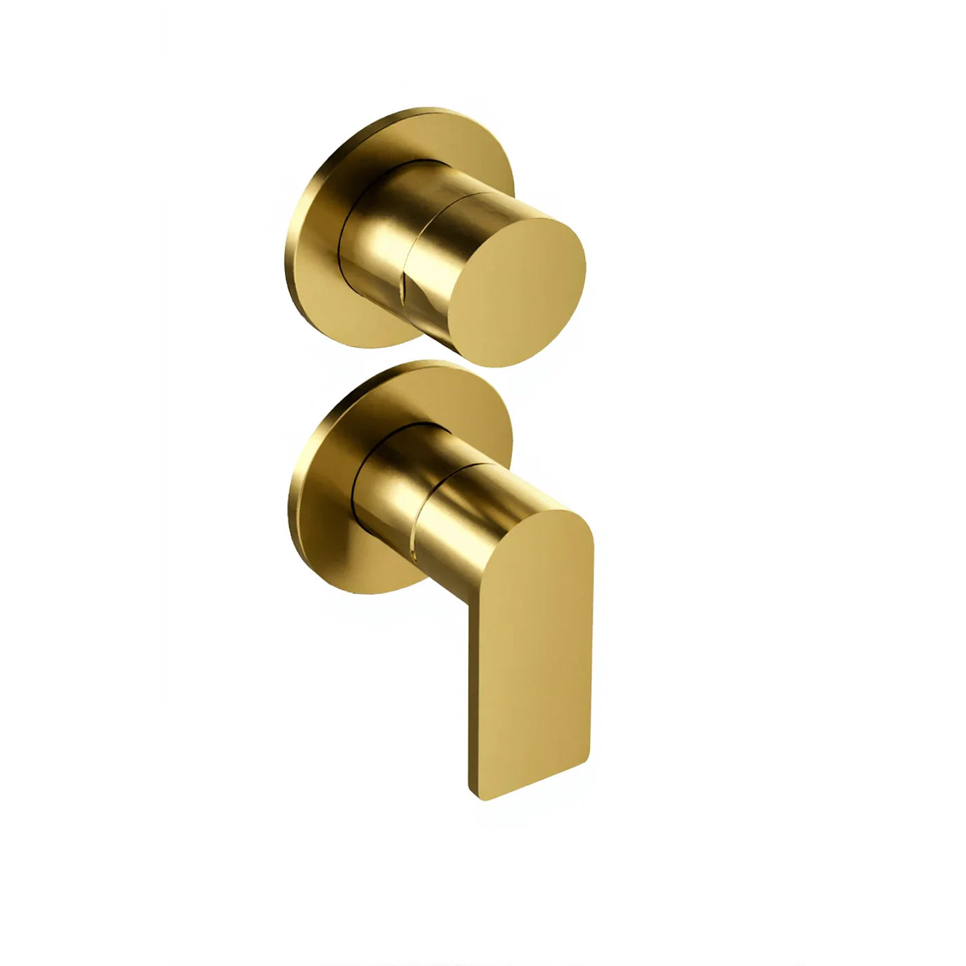 Mitigeur à encastrer avec inverseur à 2 sorties - Treemme 3.6 - RWIT 9AC2 IS 01 - Yellow Gold-PVD (PVD04)