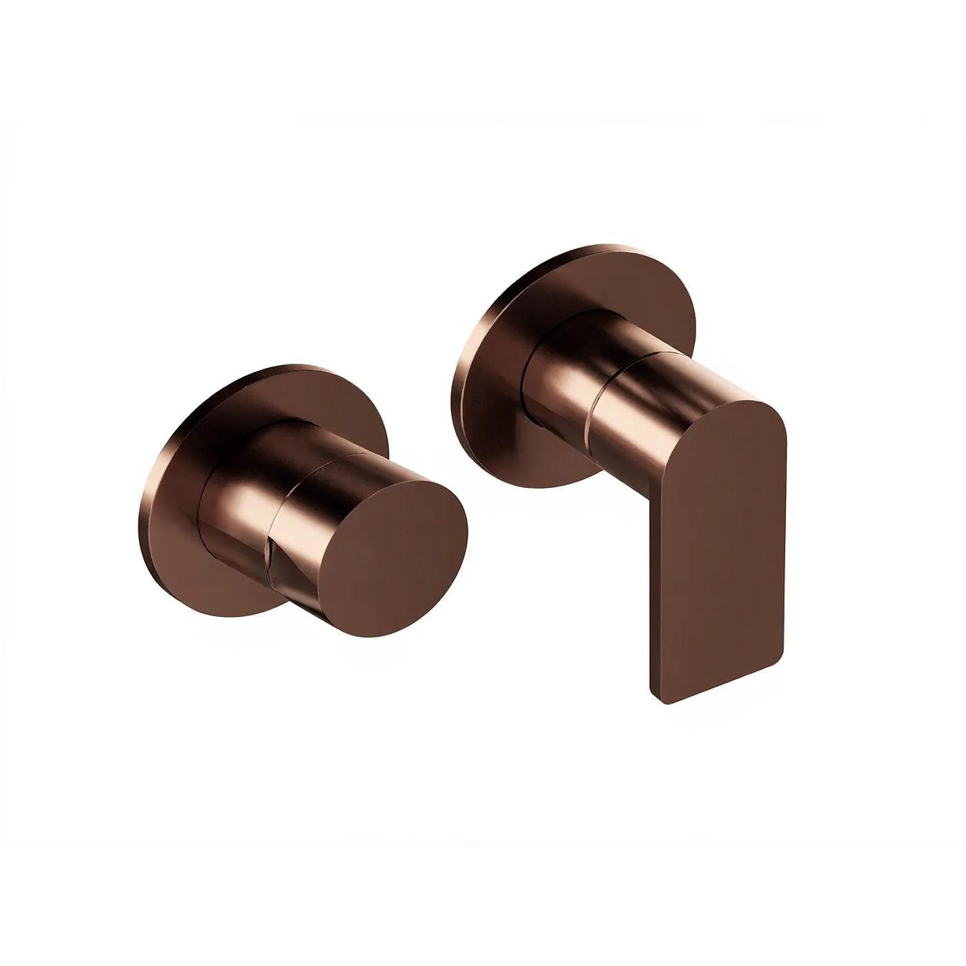 Mitigeur à encastrer avec inverseur à 2 sorties - Treemme 3.6 - RWIT 9AF2 IS 01 - Bronze-PVD (PVD03)