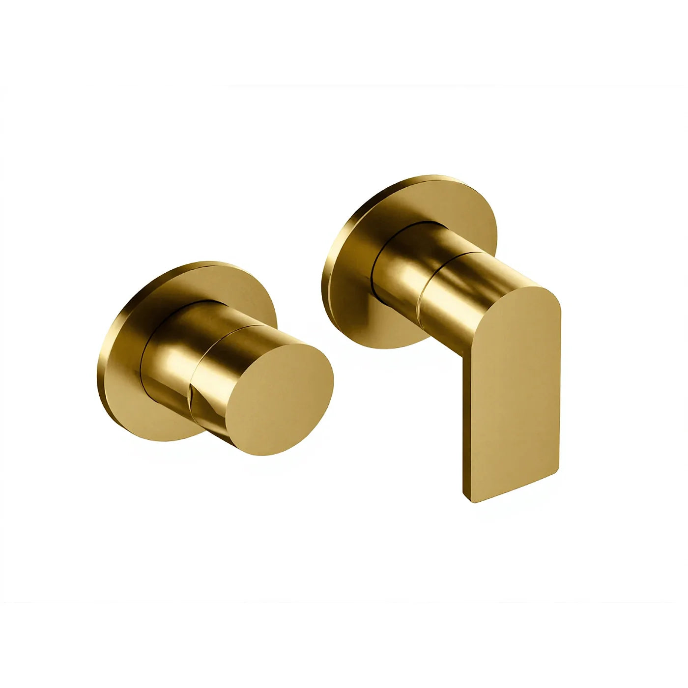 Mitigeur à encastrer avec inverseur à 2 sorties - Treemme 3.6 - RWIT 9AF2 IS 01 - Yellow Gold-PVD (PVD04)