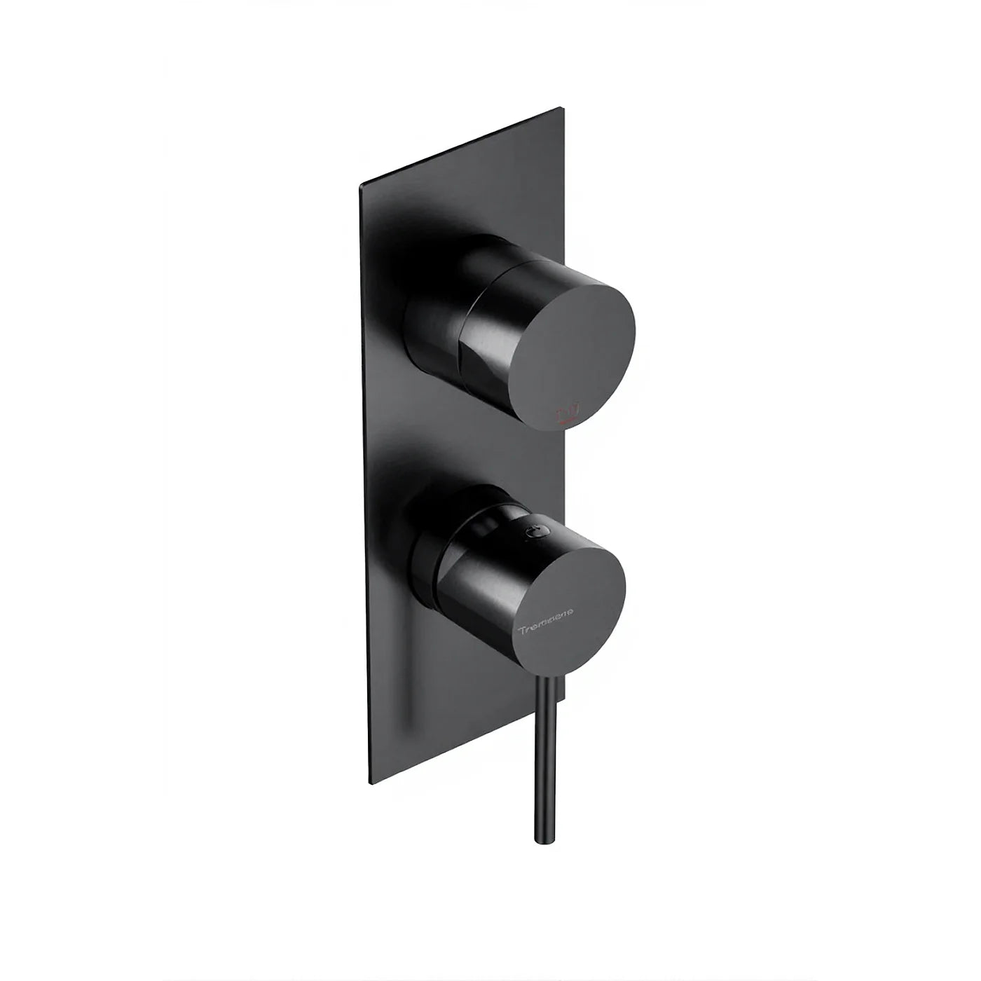Mitigeur à encastrer avec inverseur à 3 sorties - Treemme 40mm - RWIT 13A3 IS 01 - Gun Metal-PVD (PVD01)