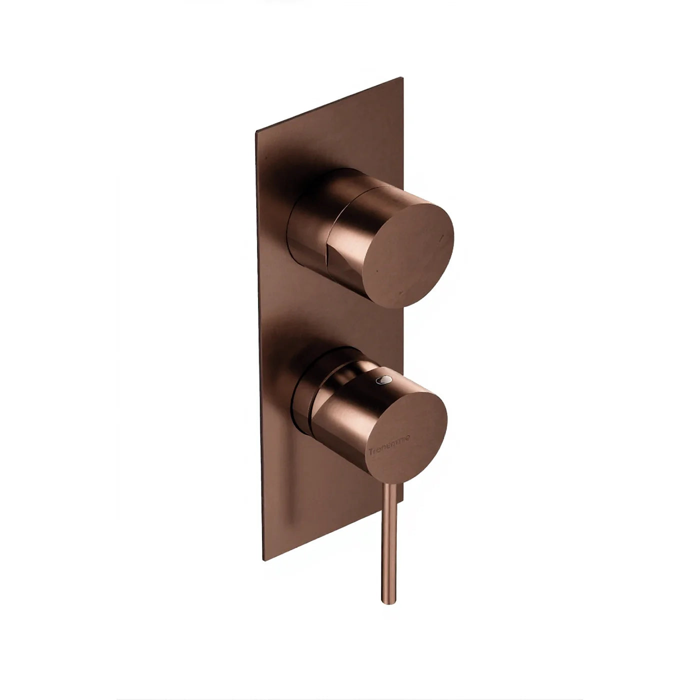 Mitigeur à encastrer avec inverseur à 3 sorties - Treemme 40mm - RWIT 13A3 IS 01 - Bronze-PVD (PVD03)