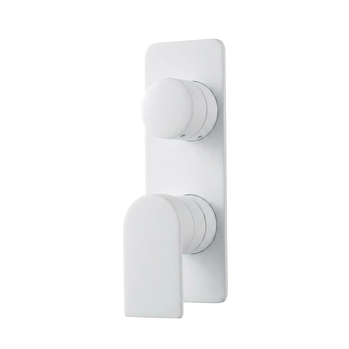 Mitigeur à encastrer avec inverseur à 3 sorties - Treemme Ran - RWIT 22A3 CC 03 - Blanc opaque (BB)