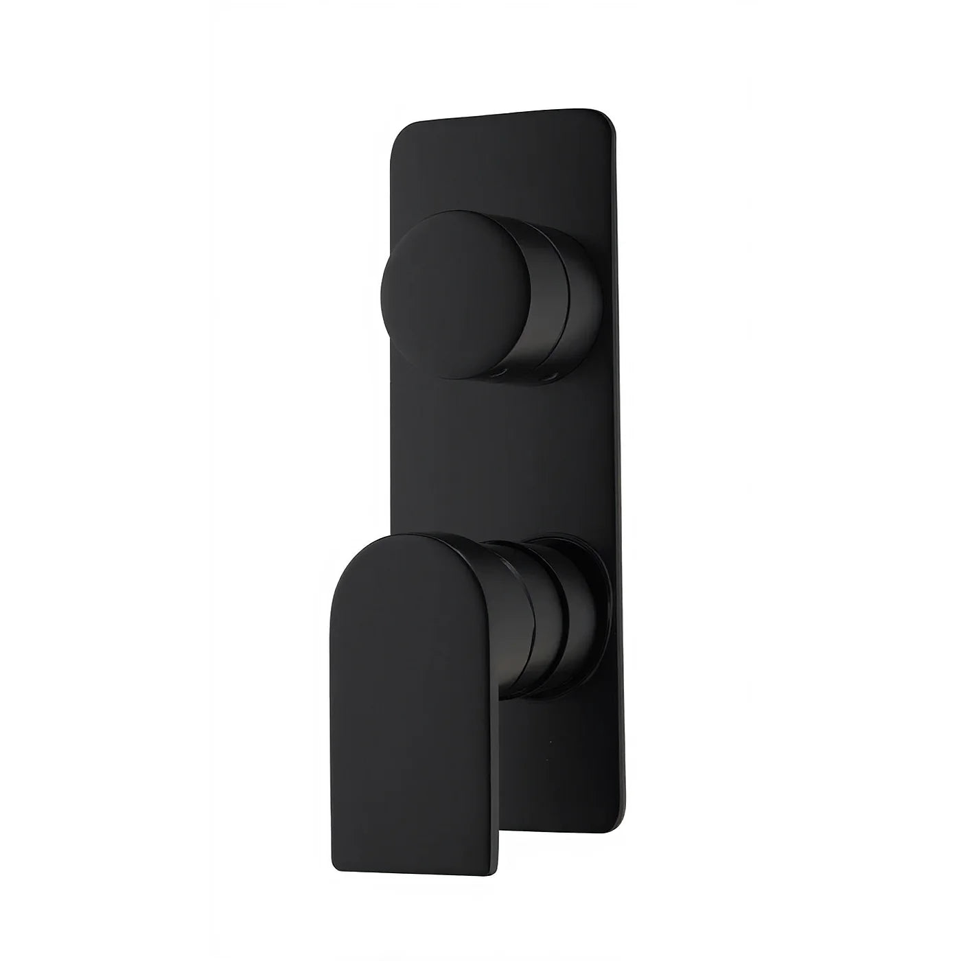 Mitigeur à encastrer avec inverseur à 3 sorties - Treemme Ran - RWIT 22A3 CC 03 - Noir opaque (NN)