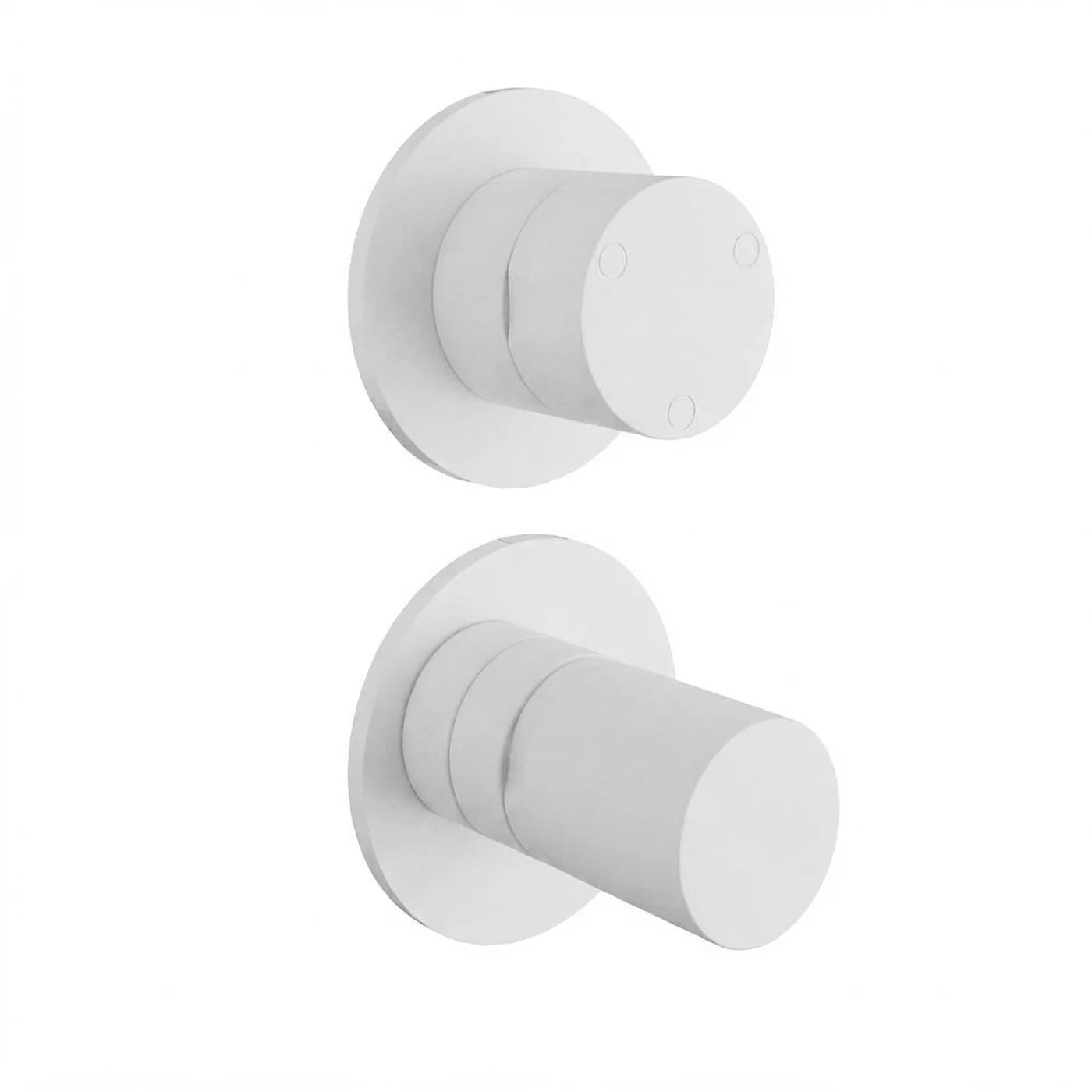 Mitigeur à encastrer avec inverseur à 3 sorties - Treemme T30 - RWIT 5BC3 CC 02 - Blanc opaque (BB)