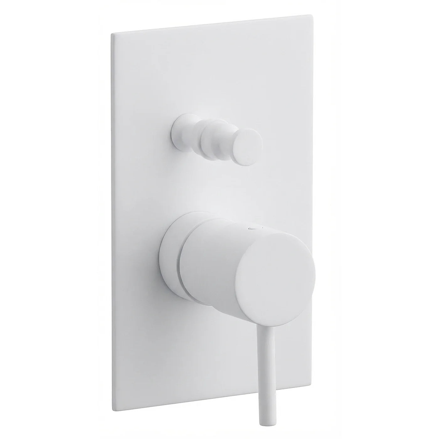 Mitigeur bain/douche à encastrer avec inverseur - Treemme X-change mono - RWIT 58B1 CC 03 - Blanc opaque (BB)