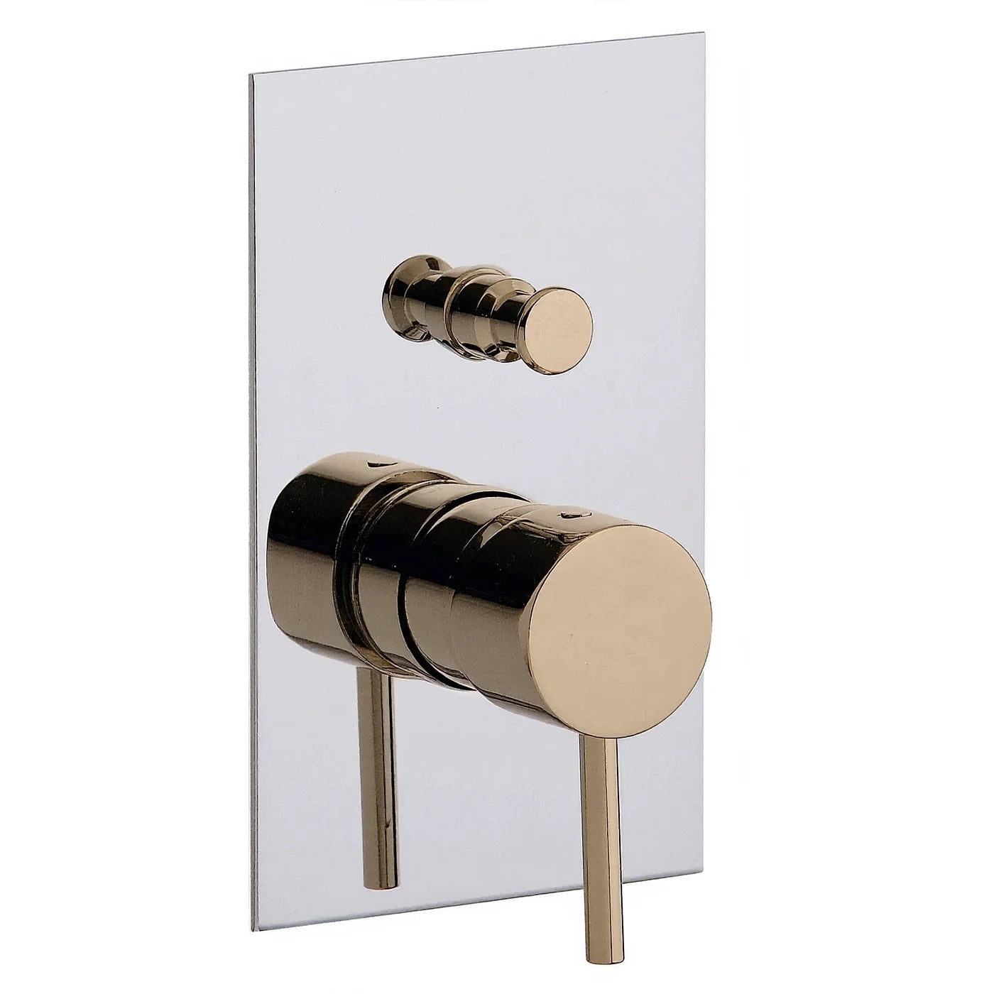 Mitigeur bain/douche à encastrer avec inverseur - Treemme X-change mono - RWIT 58B1 CC 03 - Nickel poli (NL)