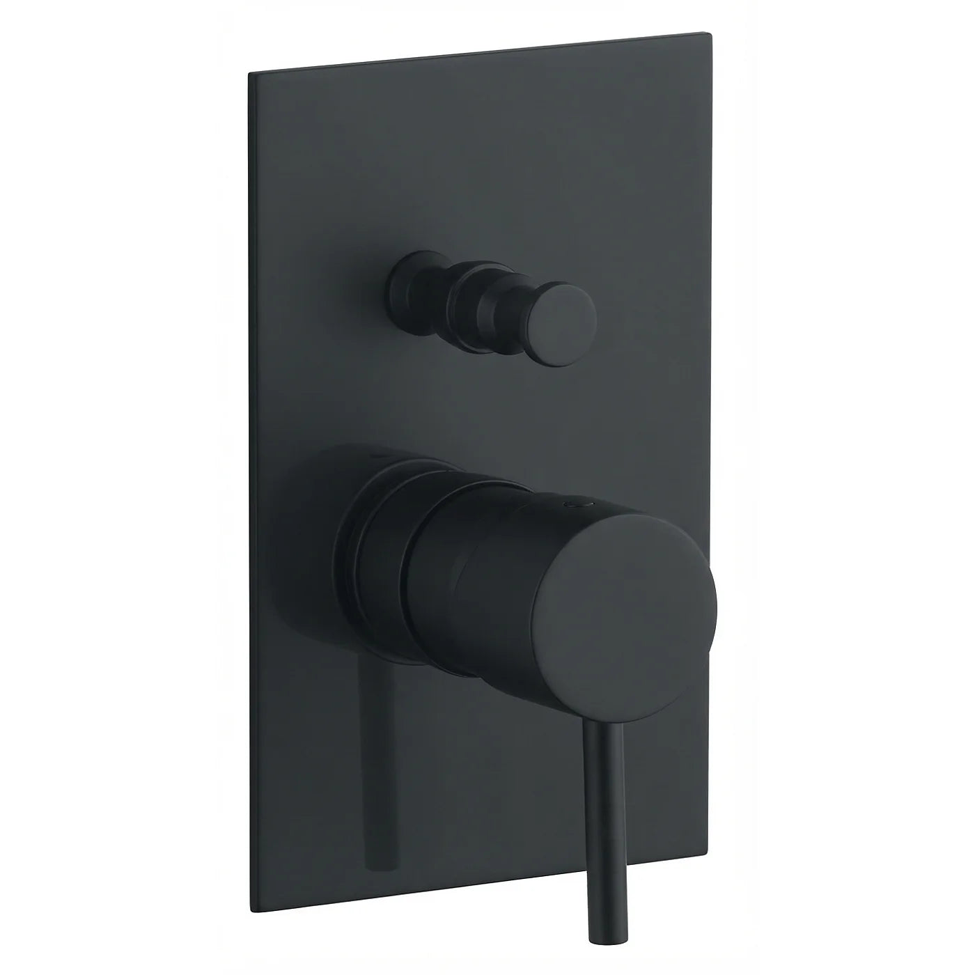 Mitigeur bain/douche à encastrer avec inverseur - Treemme X-change mono - RWIT 58B1 CC 03 - Noir opaque (NN)