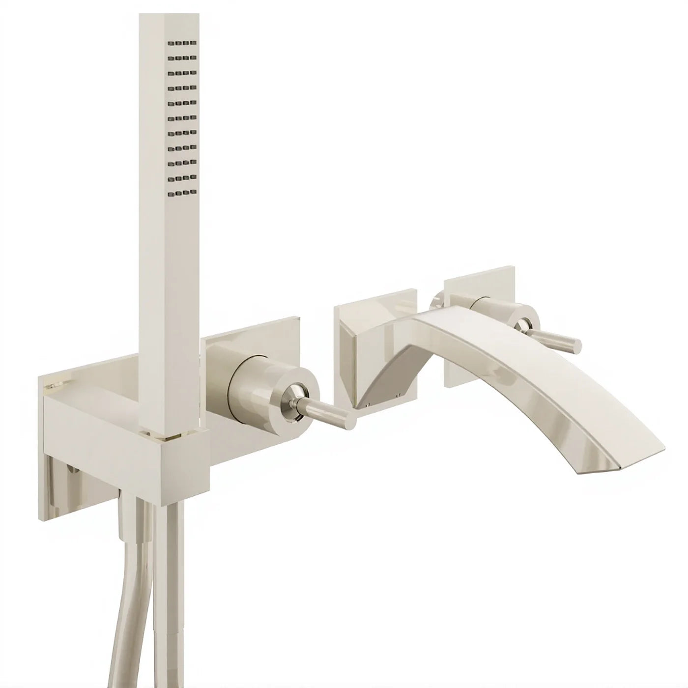 Mitigeur bain/douche à encastrer - Treemme Archè - RWIT 02D8 CC 01 - Blanc opaque (BB)