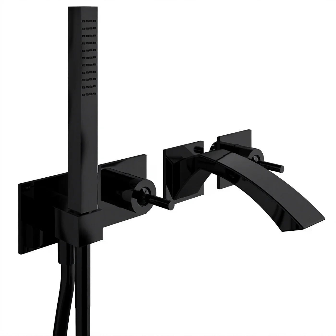 Mitigeur bain/douche à encastrer - Treemme Archè - RWIT 02D8 CC 01 - Noir opaque (NN)